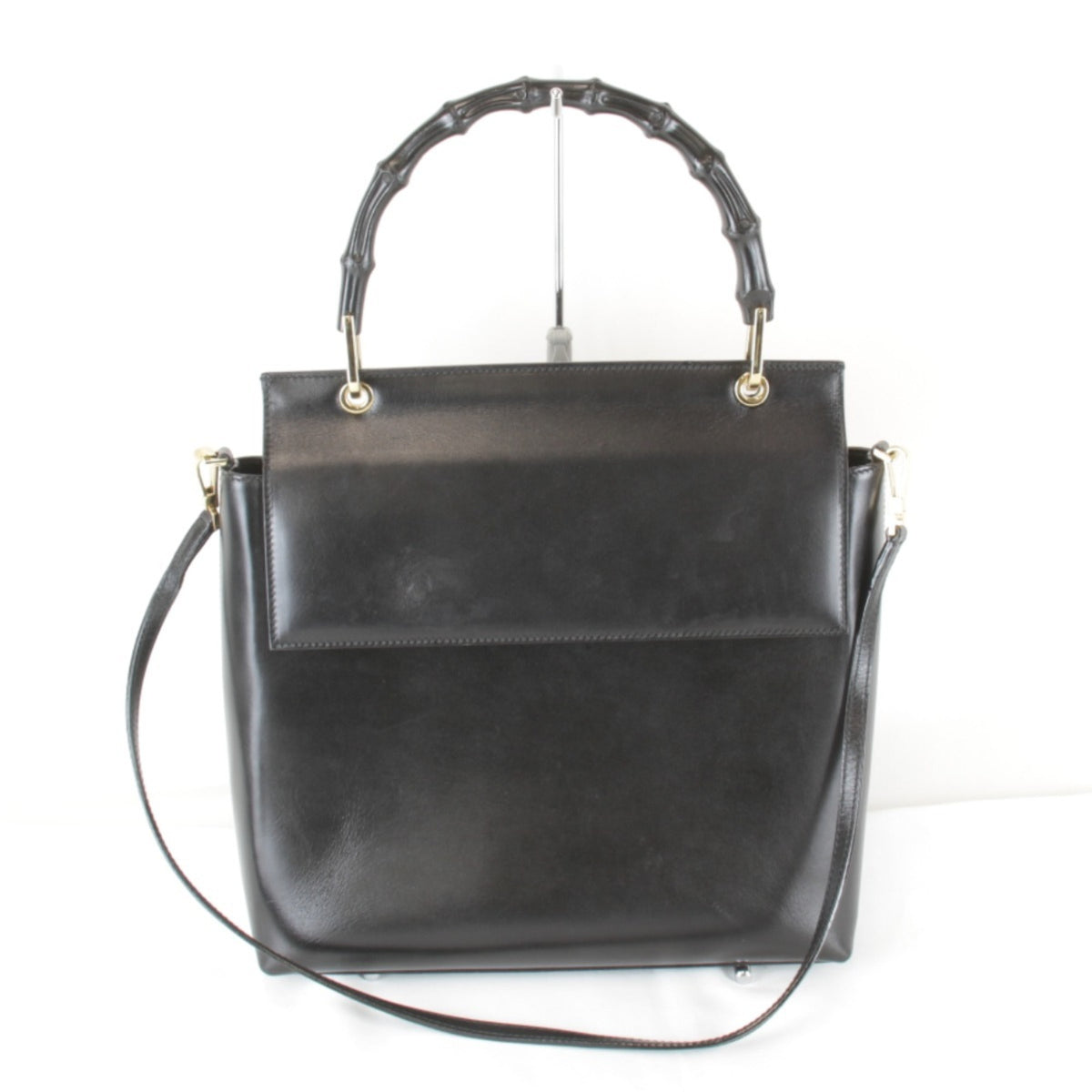 Gucci Black Leather Shoulder Bag (Pre-Owned)