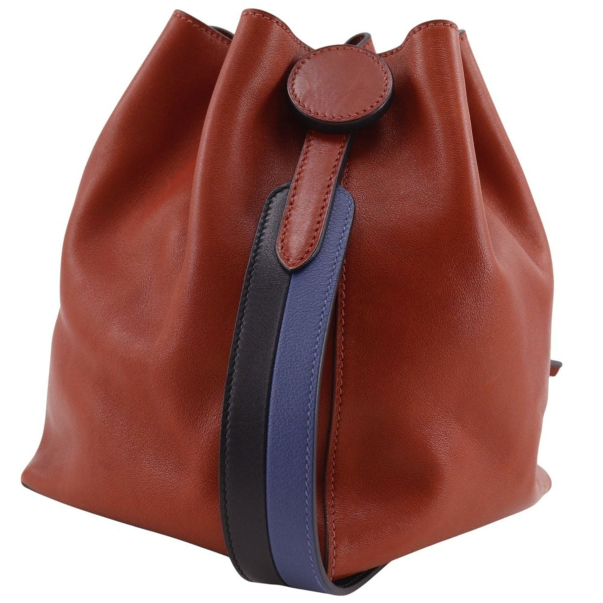 Hermes Red Color Leather Shoulder Bag (Pre-Owned)