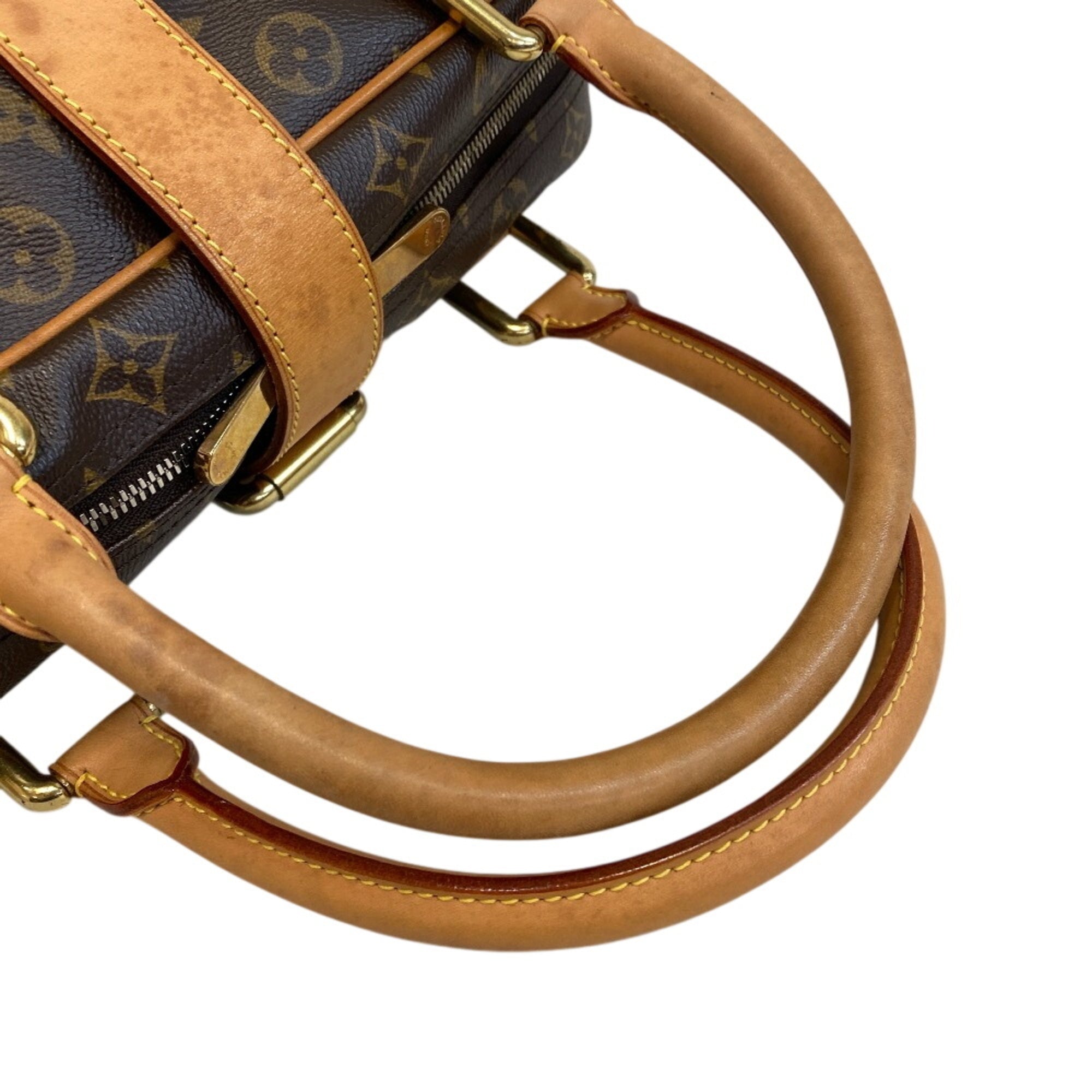Louis Vuitton Brown Monogram Monogram Leather Handbag (Pre-Owned)