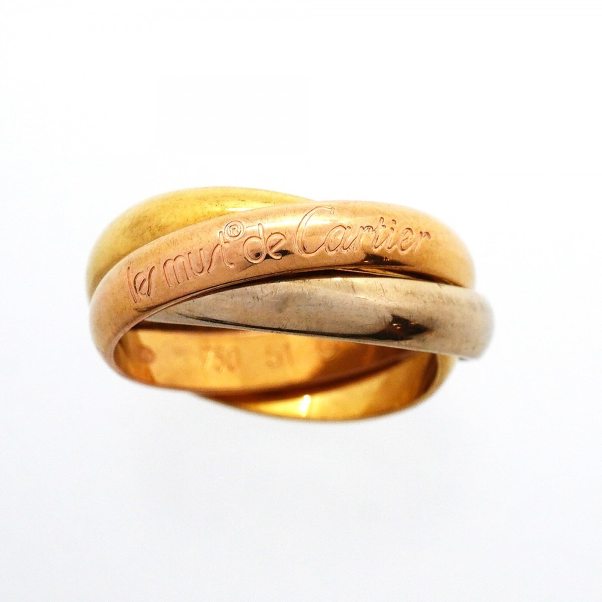 Cartier Yellow Gold (18K) Pink Gold (18K) White Gold (18K) Band Ring (Pre-Owned)