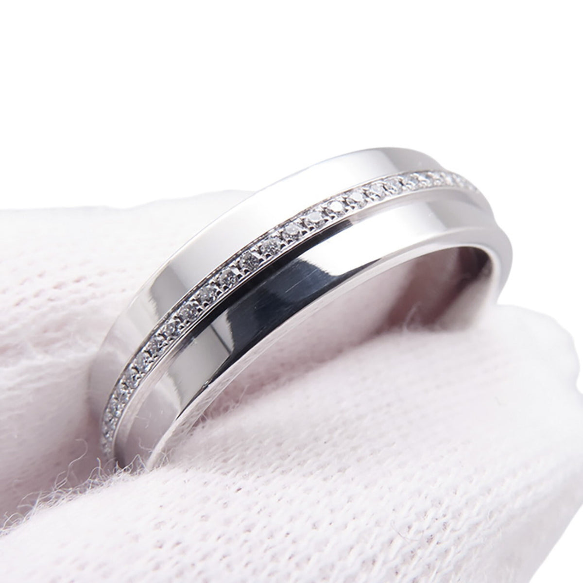 Tiffany White Gold (18K) Band Ring (Pre-Owned)