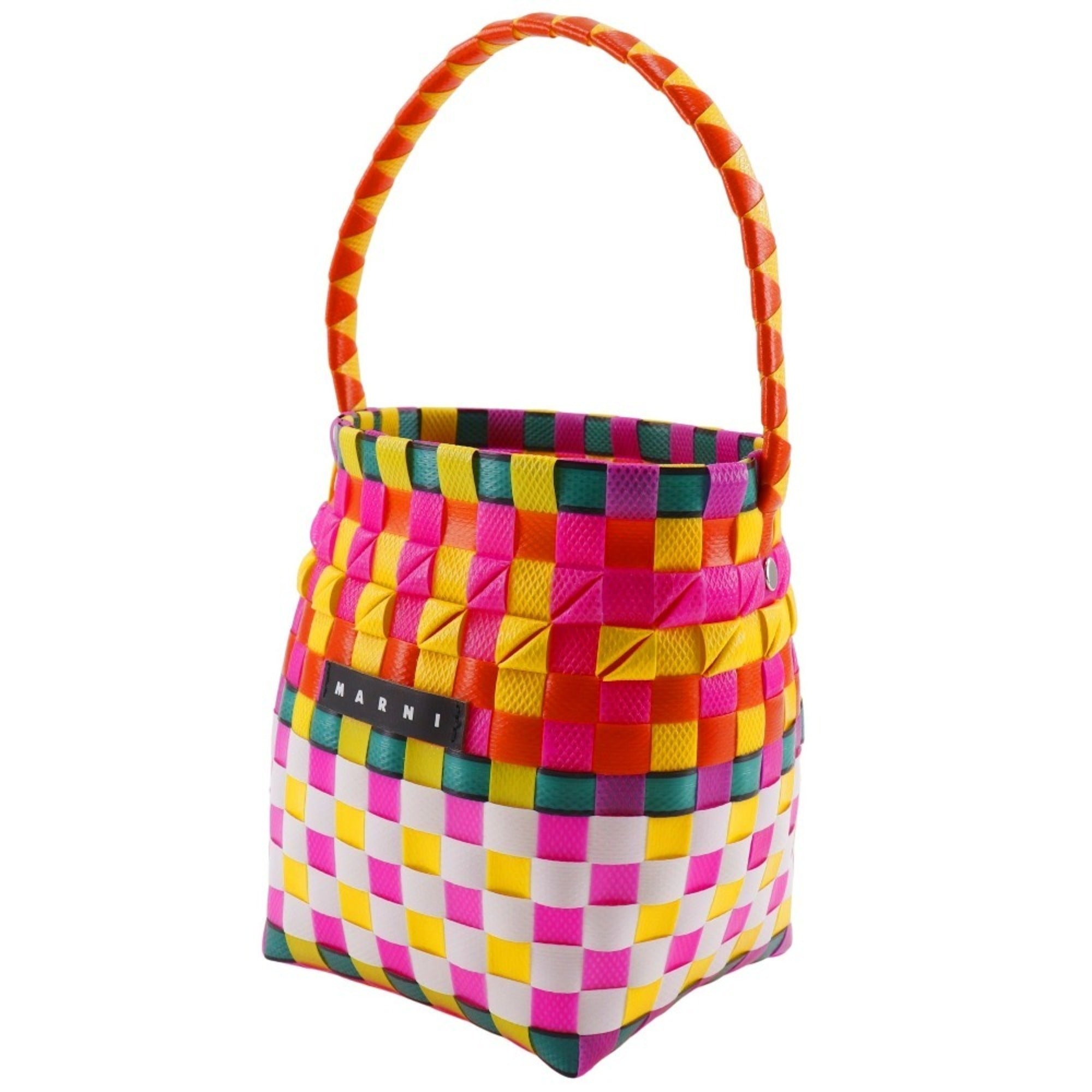 Marni Multi-Color Orange Polypropylene Handbag (Pre-Owned)