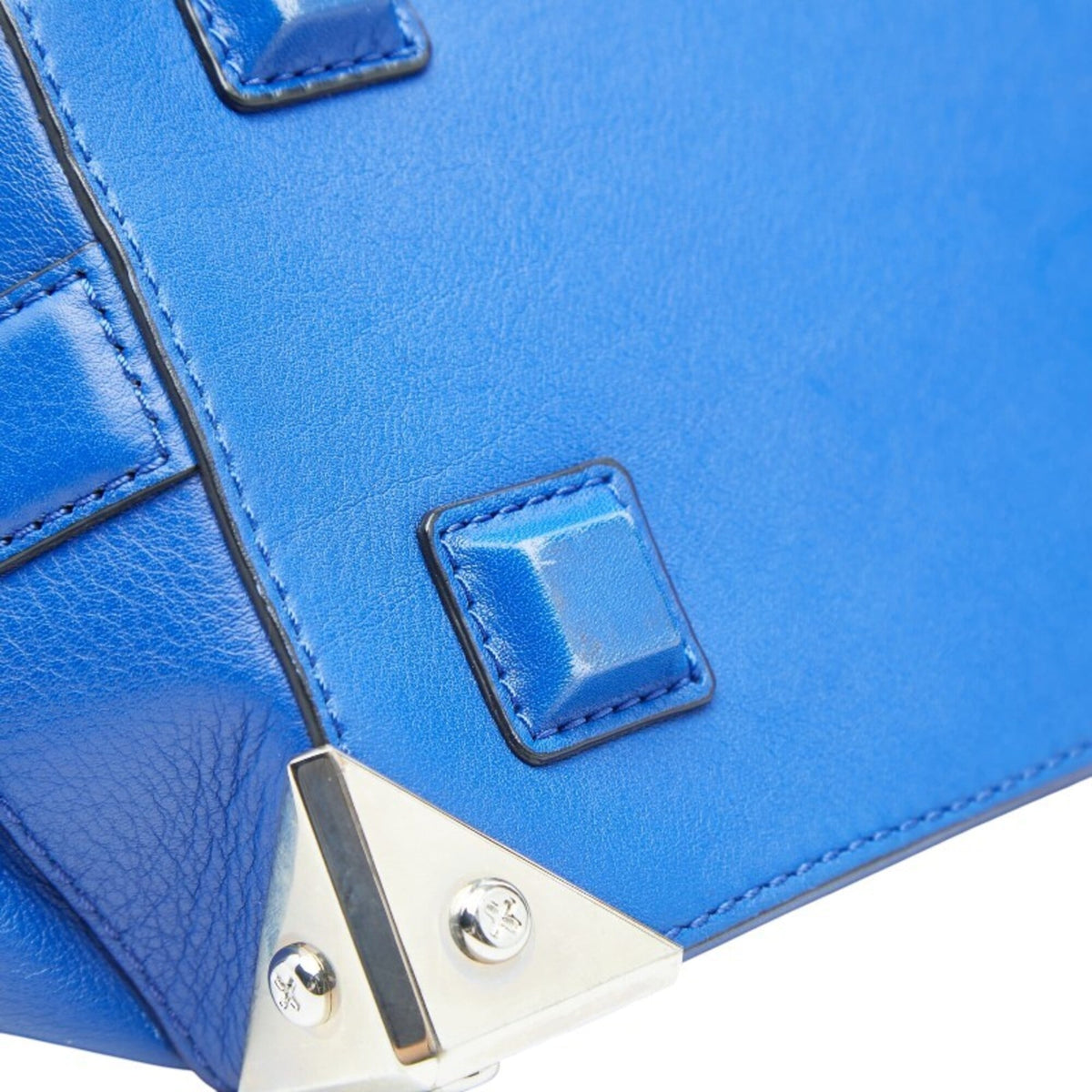 Alexander Wang Blue Leather Handbag Shoulder Bag (Pre-Owned)