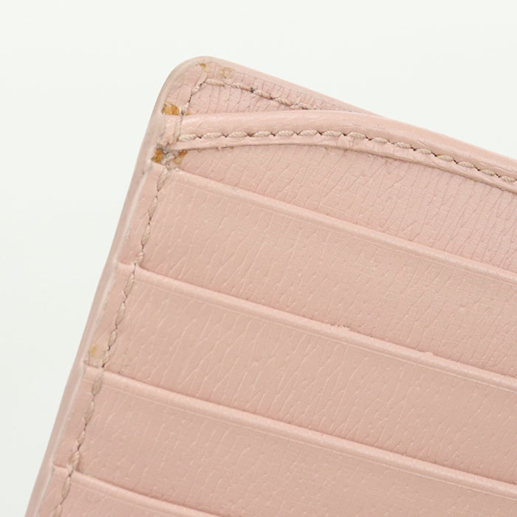 Gucci Pink Leather Wallet (Bi-Fold) (Pre-Owned)