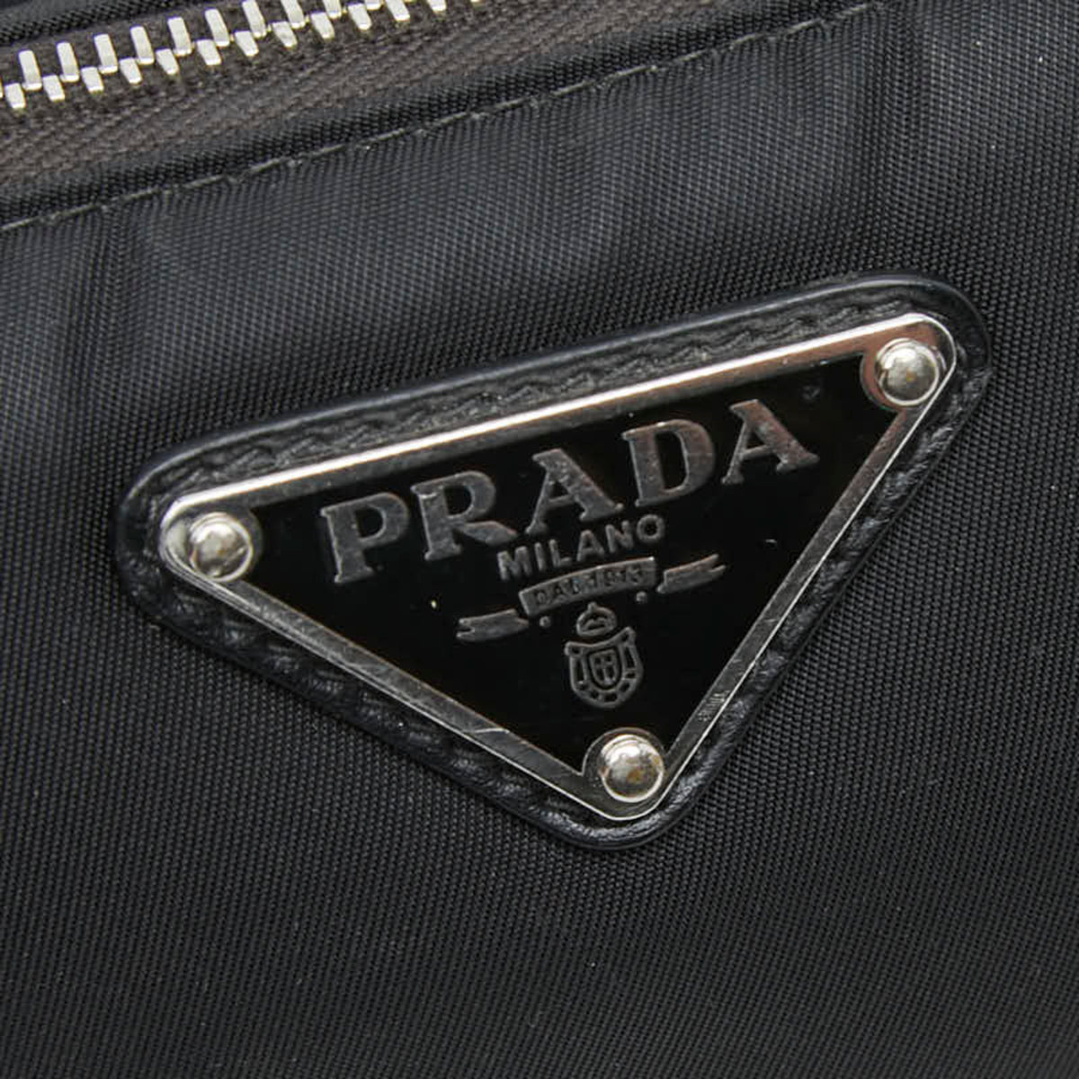 Prada Black Nylon Shoulder Bag (Pre-Owned)