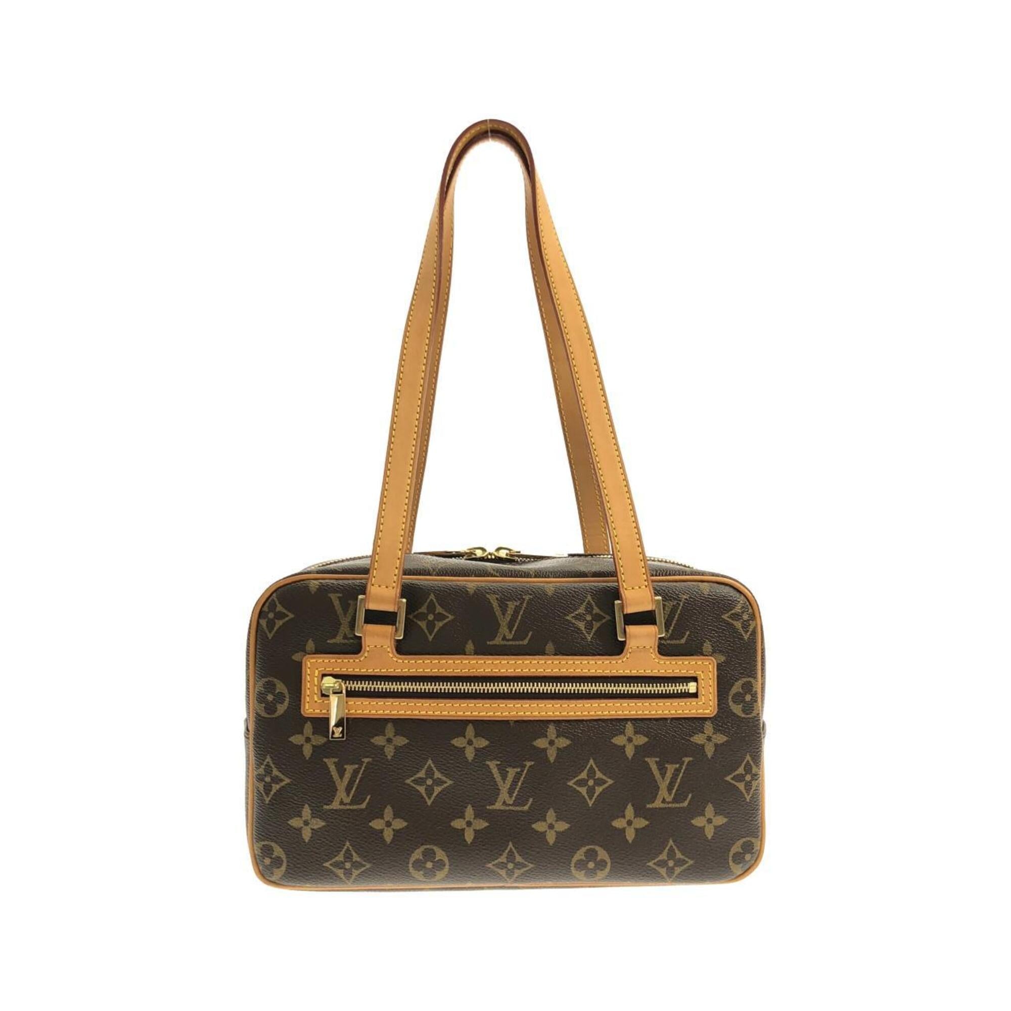 Louis Vuitton Marron Coated Canvas Shoulder Bag (Pre-Owned)
