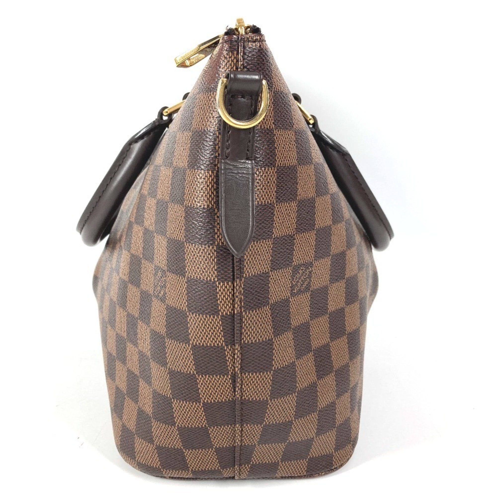 Louis Vuitton Brown Damier Canvas Handbag Tote Bag (Pre-Owned)