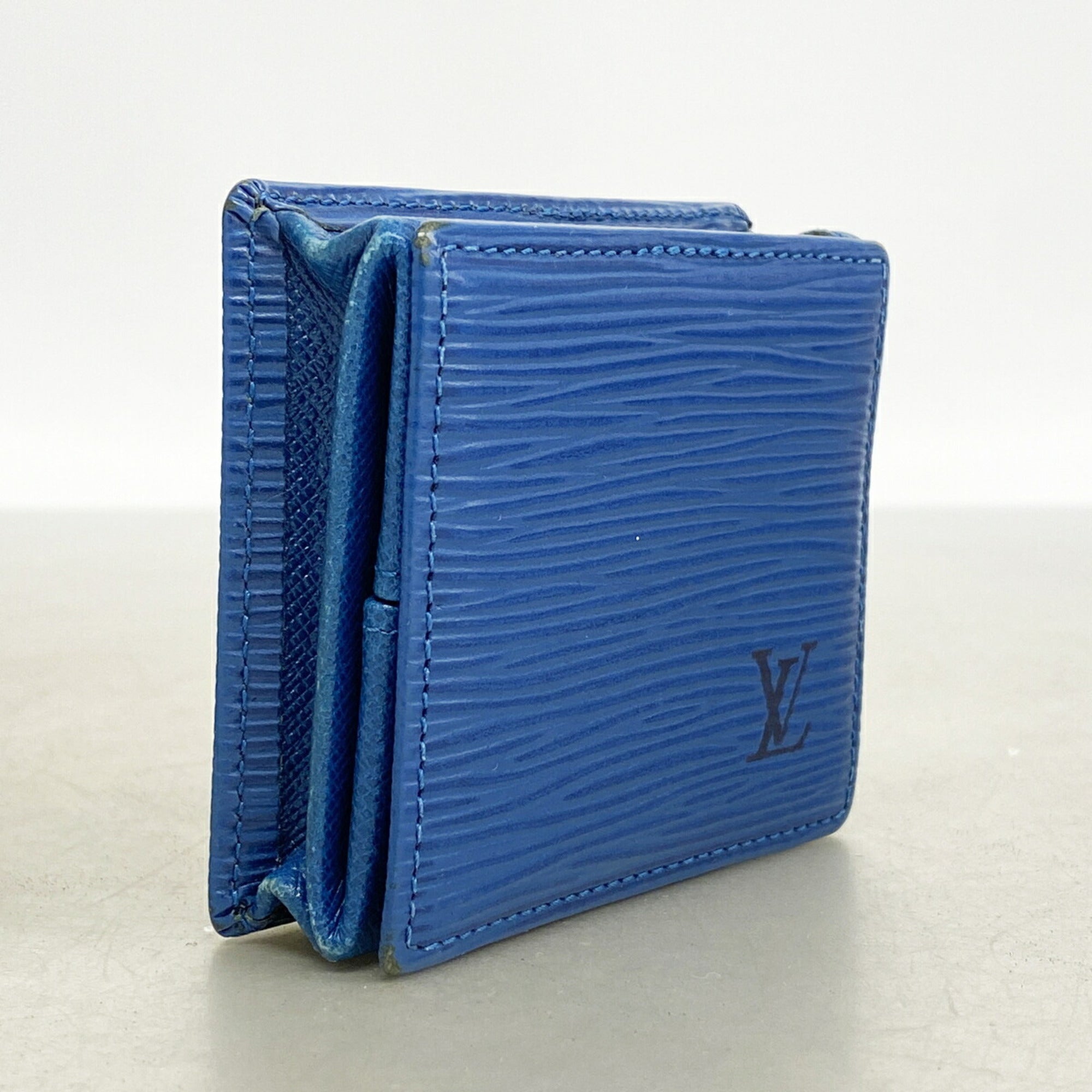 Louis Vuitton Toledo Blue Coin Purse/Coin Case (Pre-Owned)
