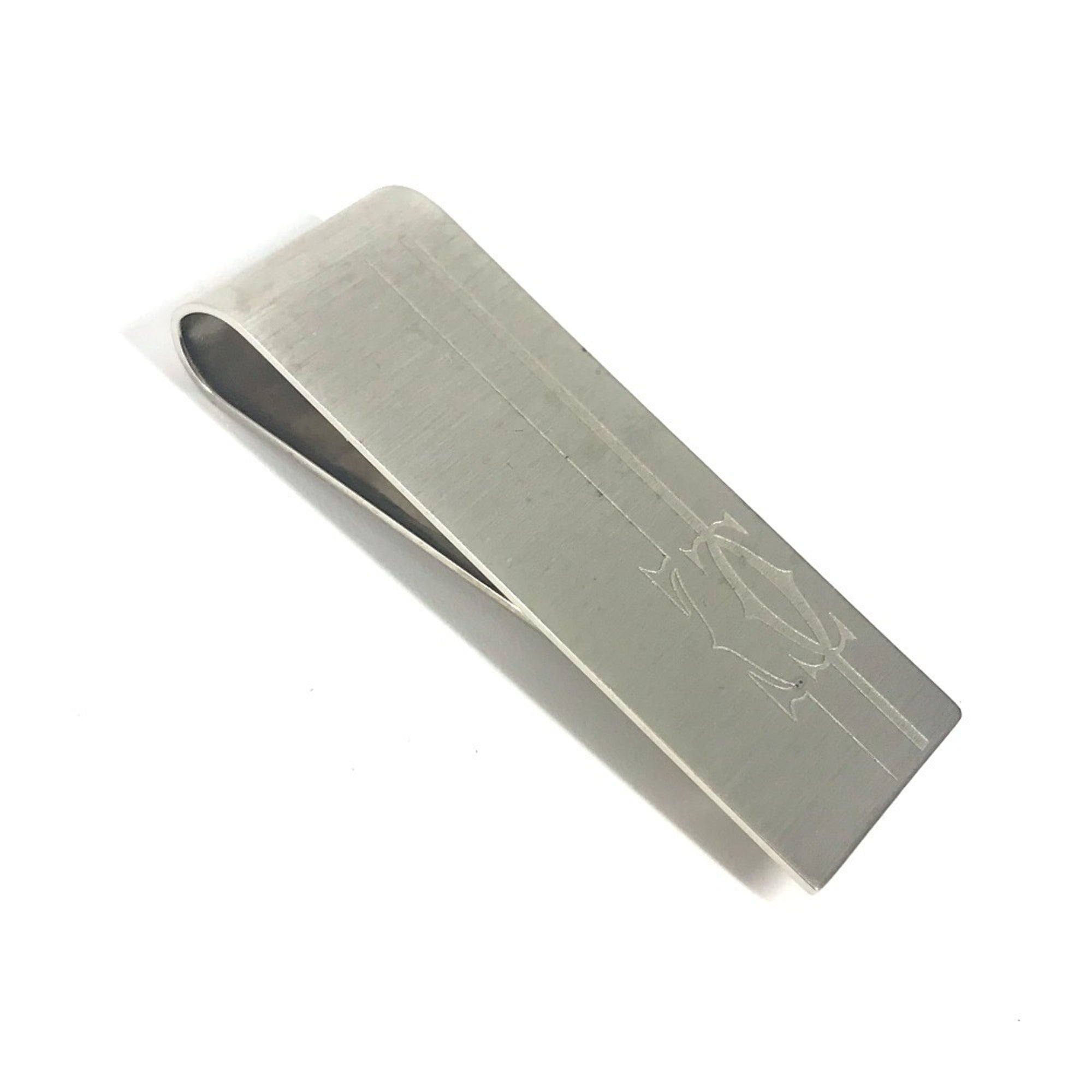 Cartier Silver Stainless Steel Money Clip (Pre-Owned)