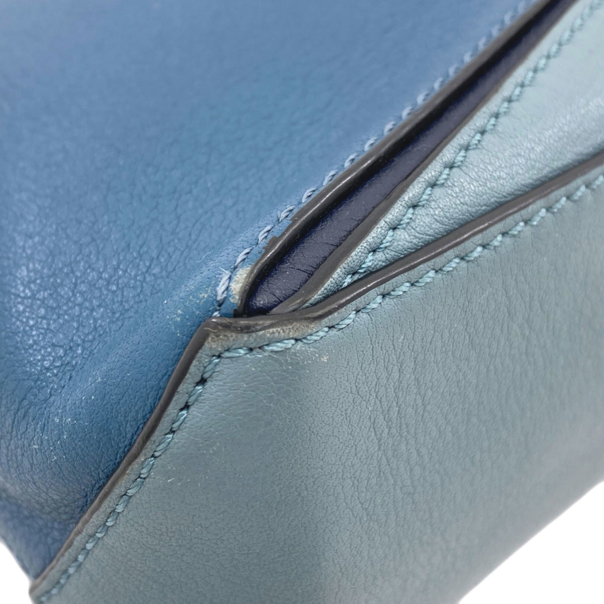Loewe Puzzle Blue Shoulder Bag (Pre-Owned)