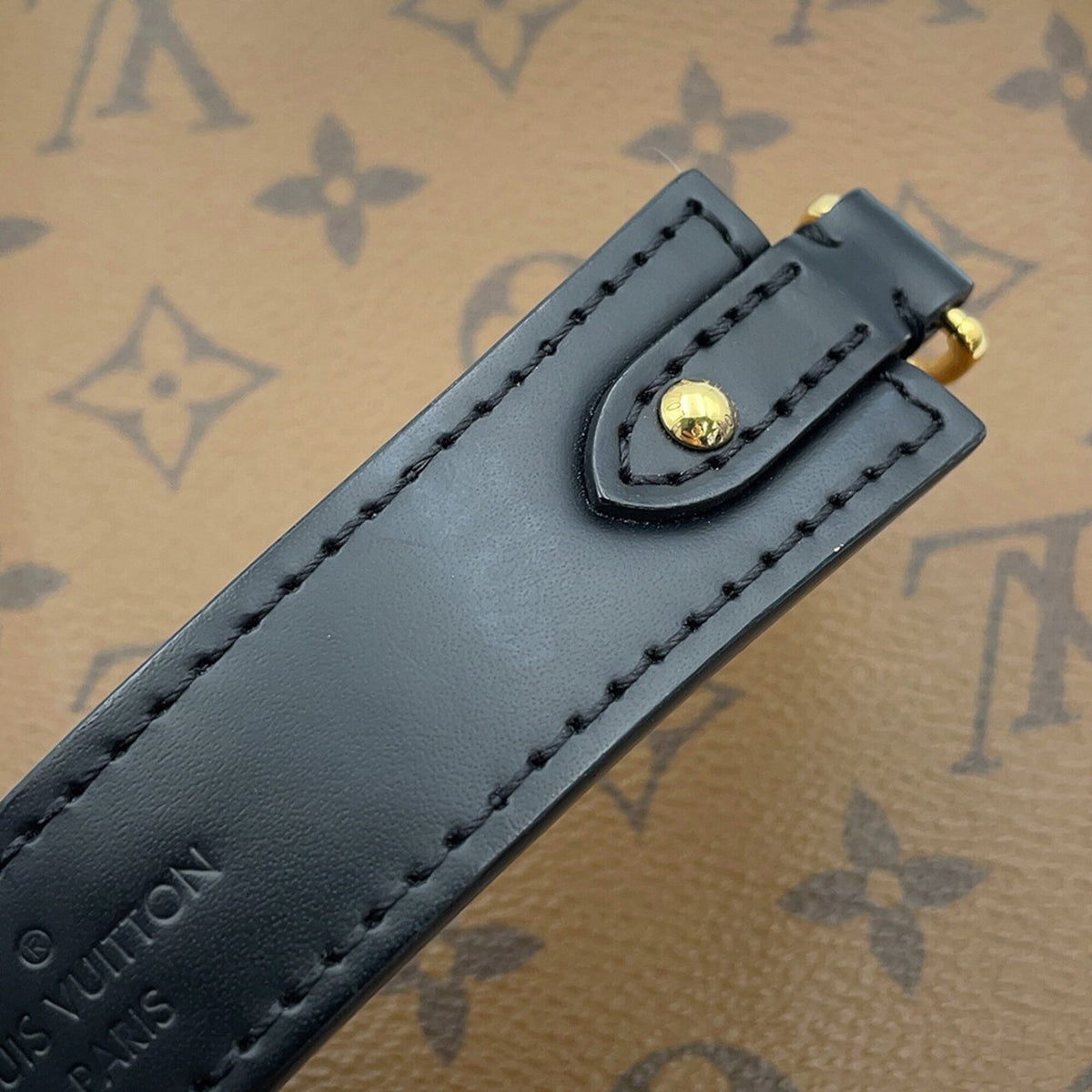 Louis Vuitton Monogram Reverse Noir Monogram Reverse Monogram Handbag Shoulder Bag (Pre-Owned)