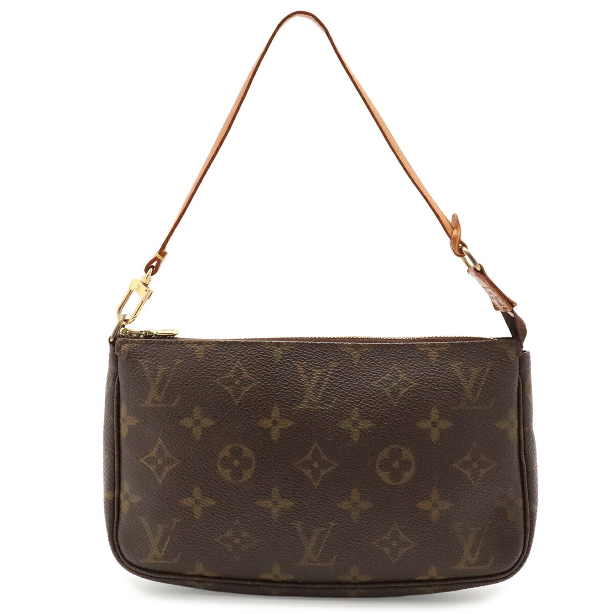 Louis Vuitton Monogram Brown Monogram Handbag Pochette (Pre-Owned)