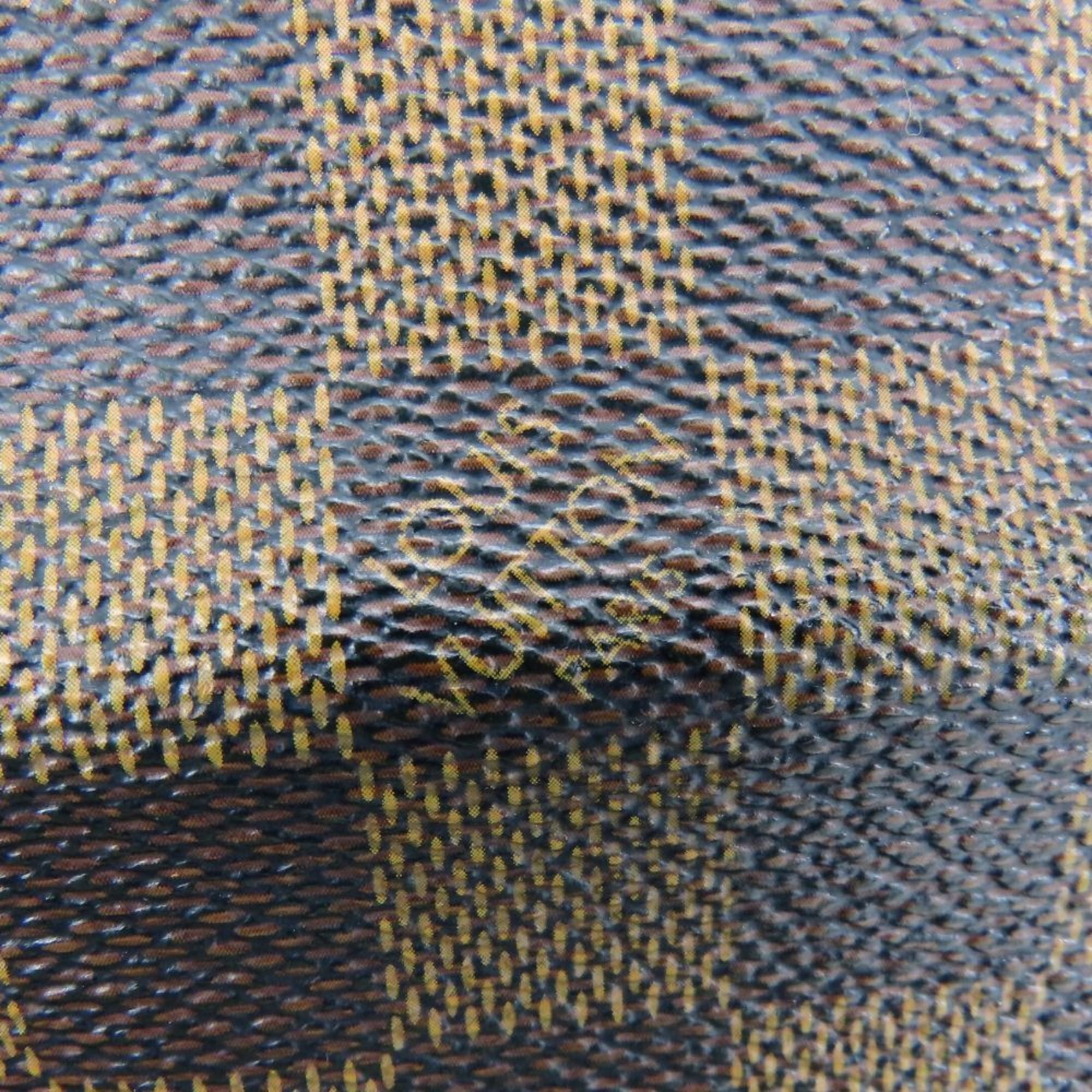 Louis Vuitton Brown Damier Canvas Ebene Damier Canvas Leather Shoulder Bag (Pre-Owned)
