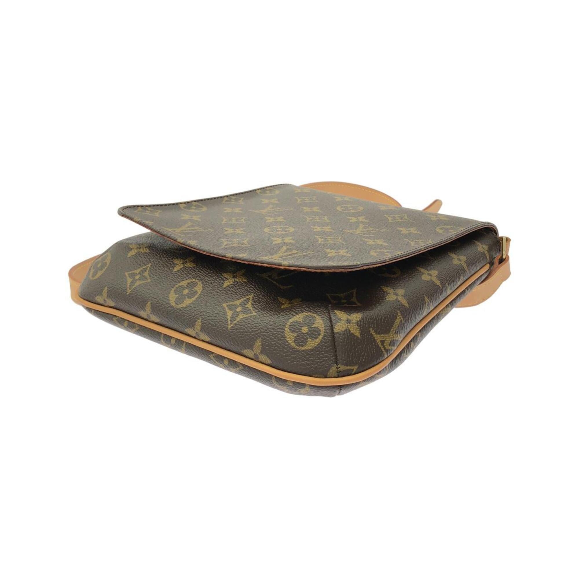 Louis Vuitton Marron Coated Canvas Shoulder Bag (Pre-Owned)