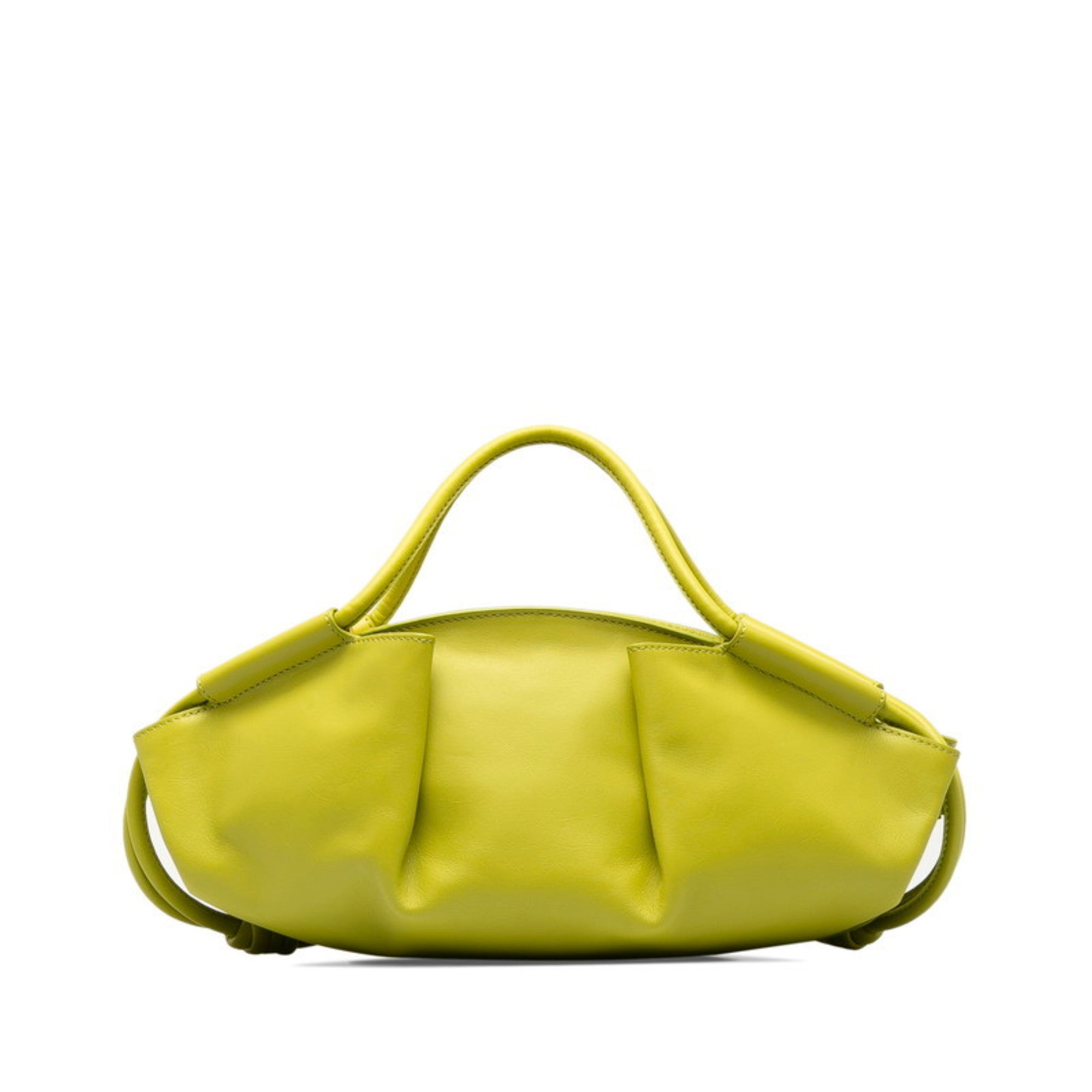 Loewe Green Leather Handbag Shoulder Bag (Pre-Owned)