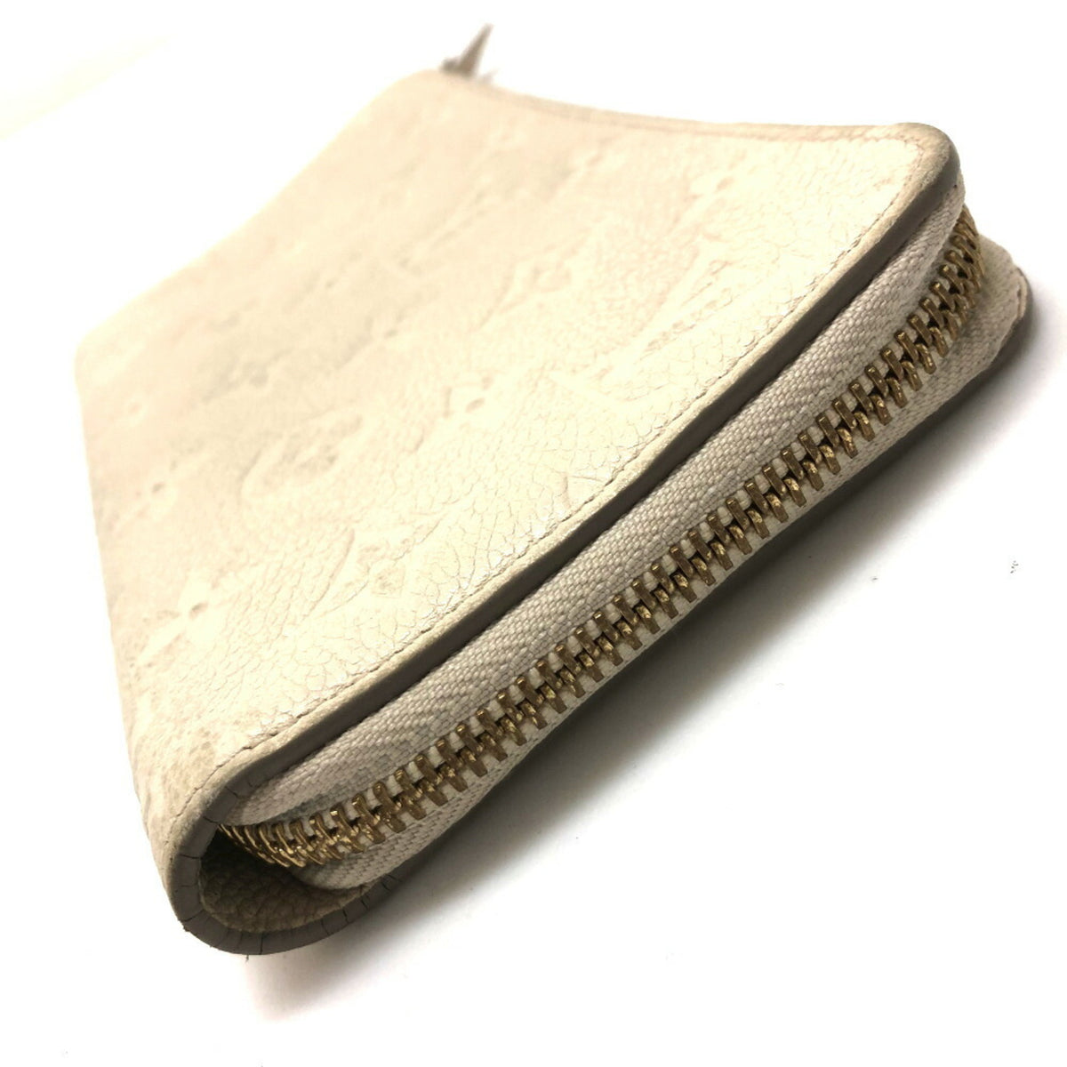 Louis Vuitton White Monogram Empreinte Long Wallet (Bi-Fold) (Pre-Owned)