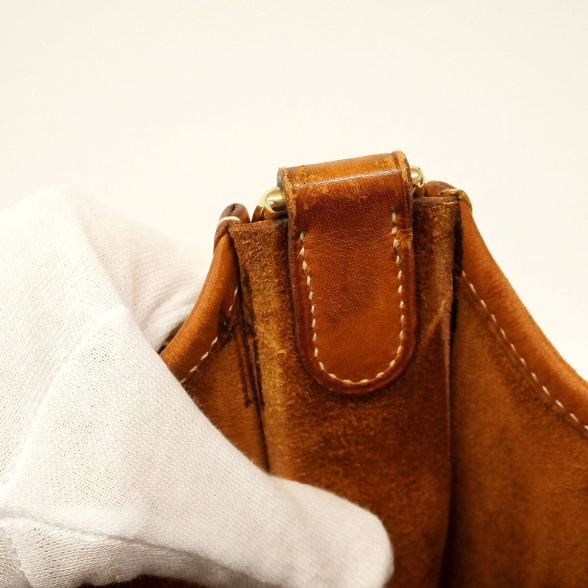 Hermes Fauve Barenia Leather Shoulder Bag (Pre-Owned)