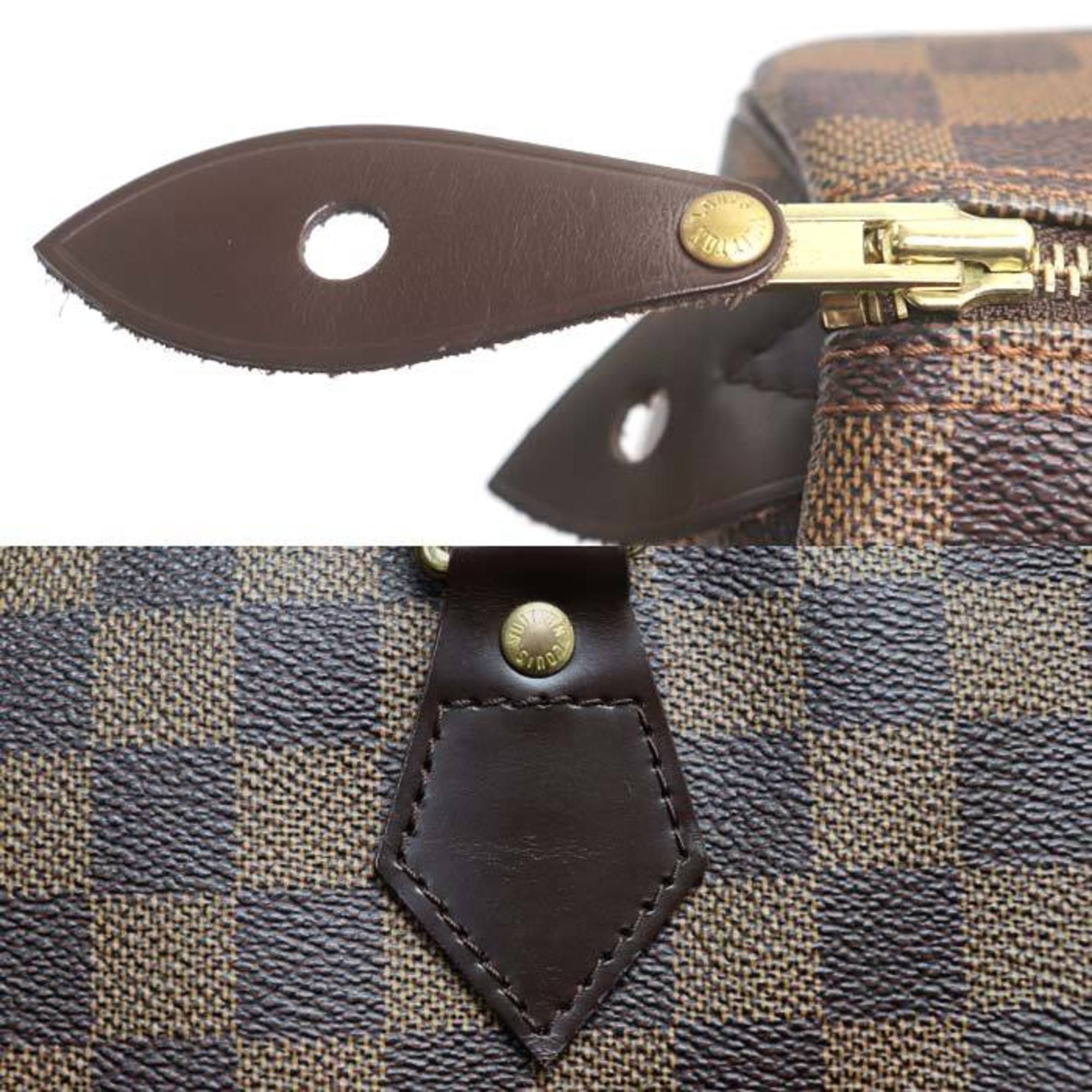 Louis Vuitton Brown Damier Canvas Damier Canvas Boston Bag (Pre-Owned)