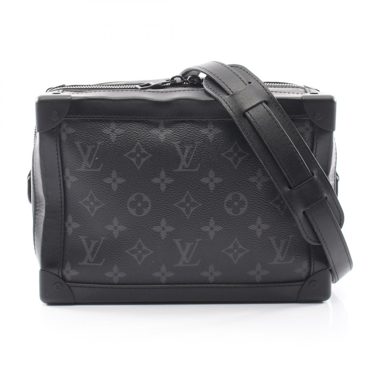 Louis Vuitton Black Monogram Eclipse Coated Canvas Leather Handbag Shoulder Bag (Pre-Owned)