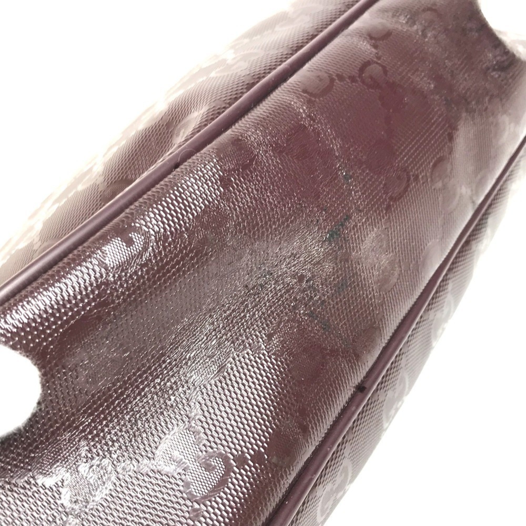 Gucci Gg Imprimé Purple Gg Imprimé Pochette Shoulder Bag (Pre-Owned)