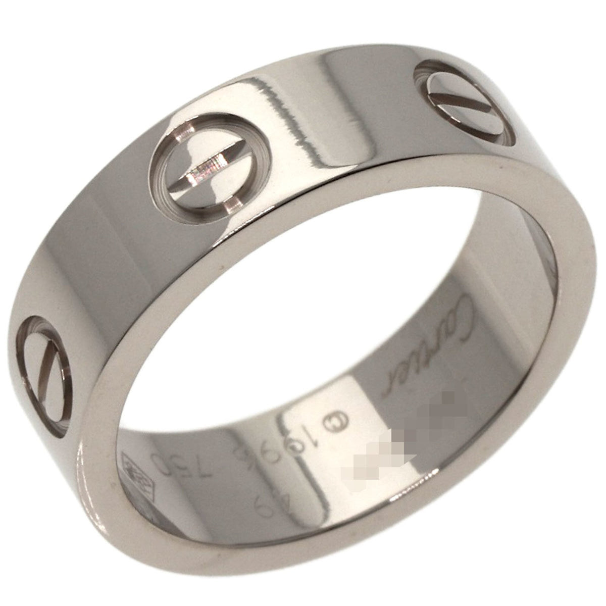 Cartier White Gold White Gold (18K) Band Ring (Pre-Owned)