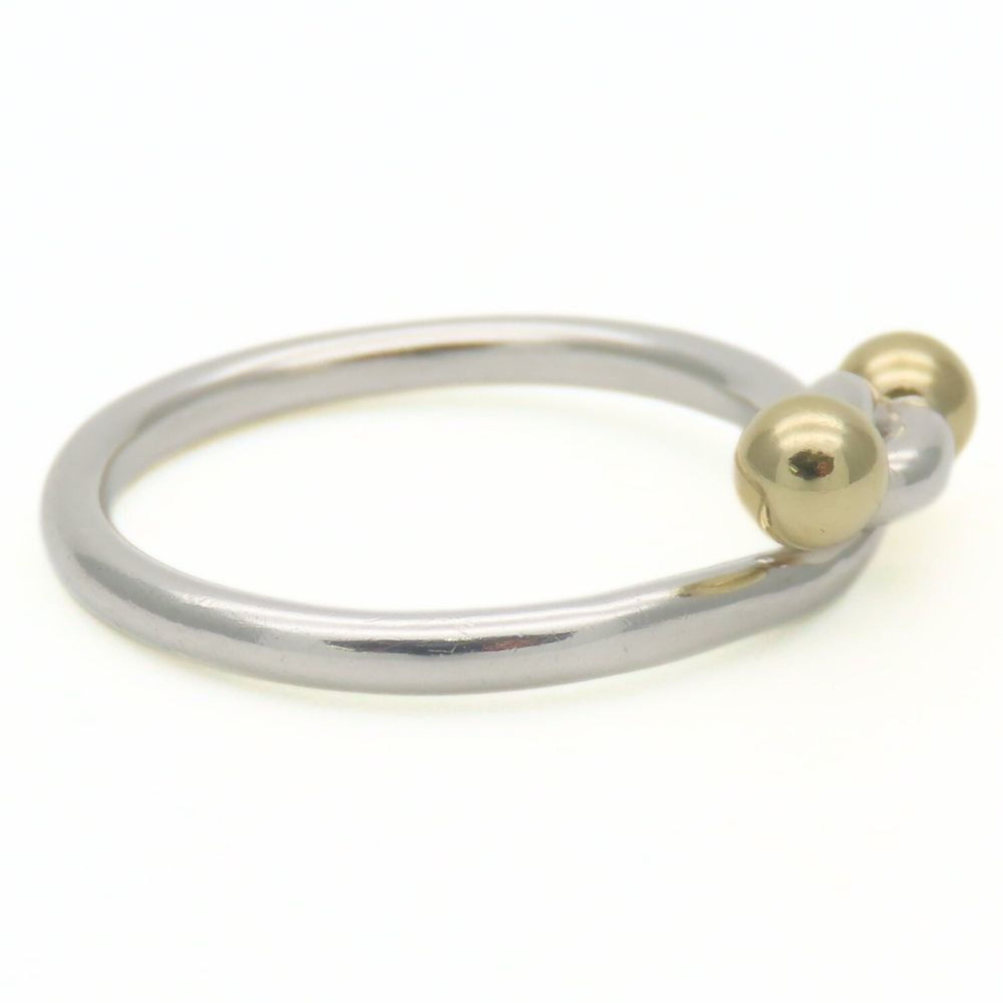 Tiffany Gold Silver Yellow Gold (18K) Silver 925 Band Ring (Pre-Owned)