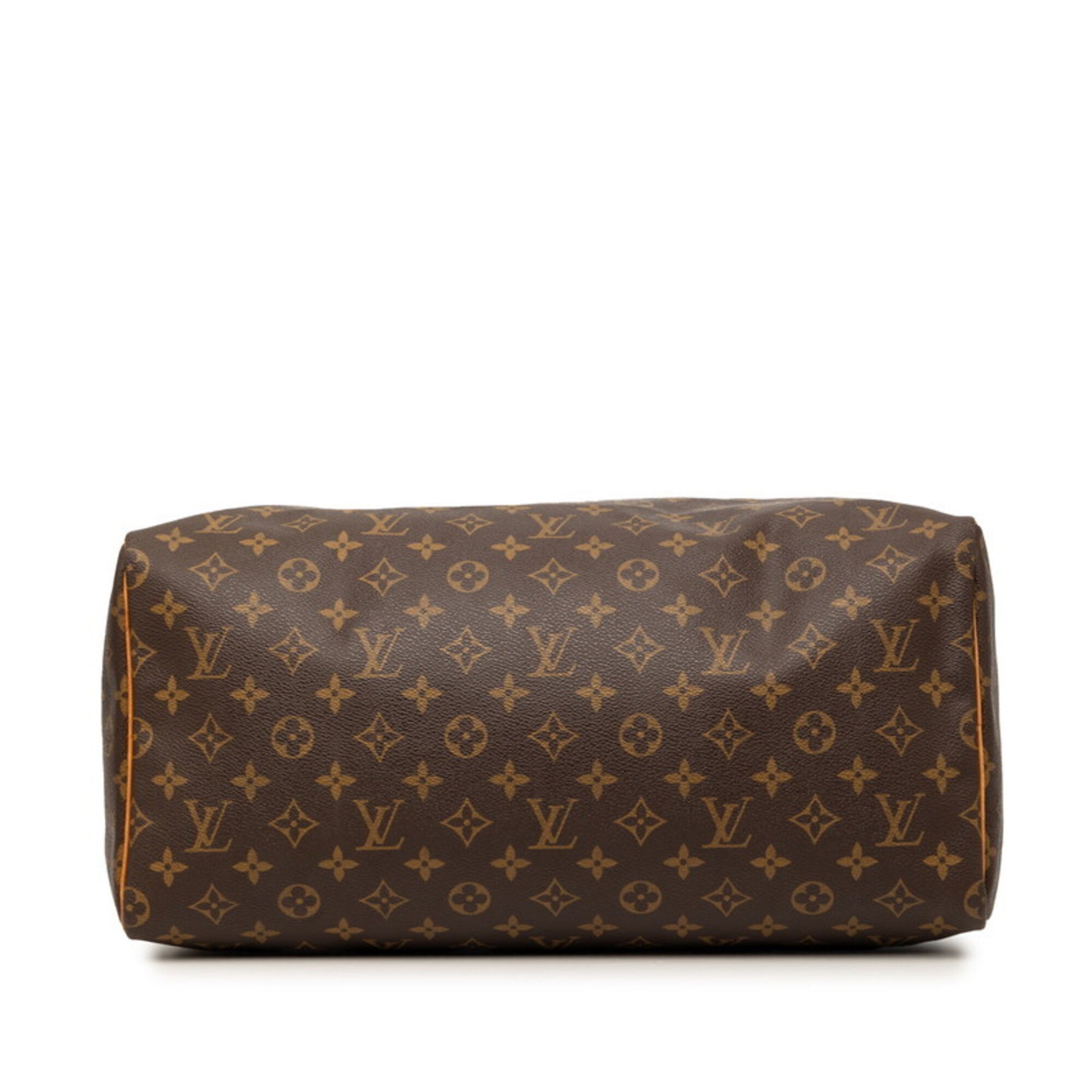 Louis Vuitton Brown Pvc Leather Boston Bag Handbag (Pre-Owned)