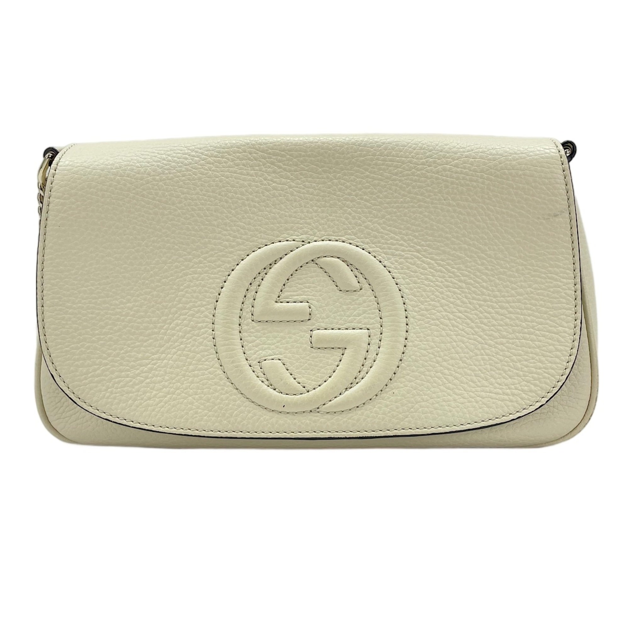 Gucci White Shoulder Bag (Pre-Owned)