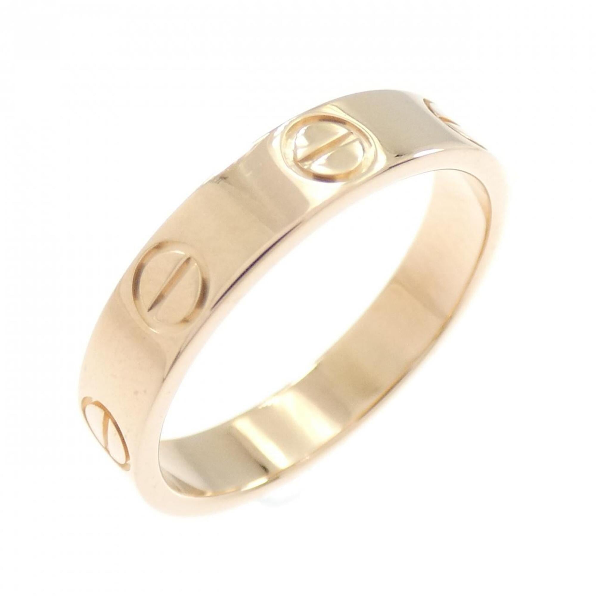 Cartier Love Pink Gold (18K) Band Ring (Pre-Owned)