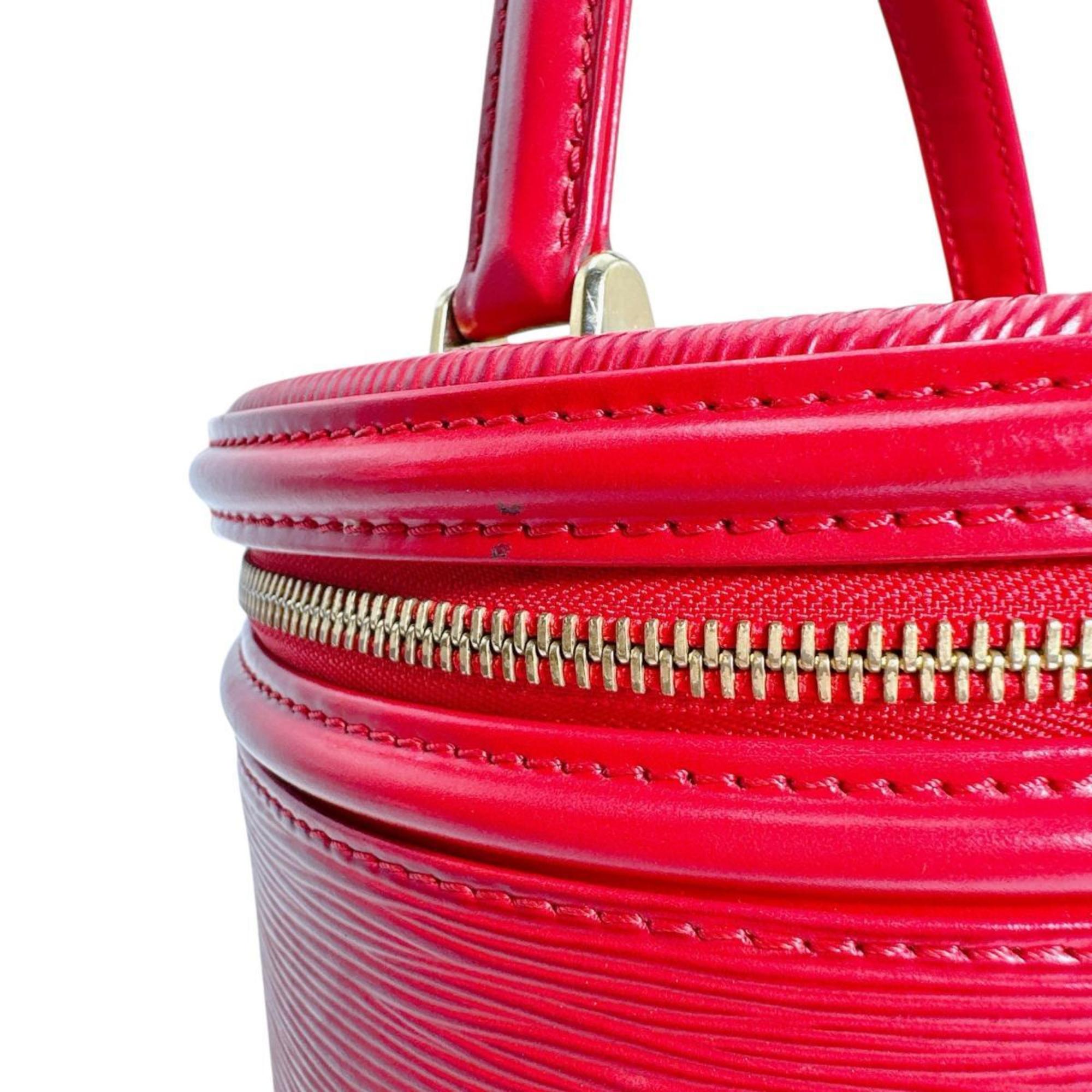 Louis Vuitton Epi Red Color Epi Leather Handbag (Pre-Owned)