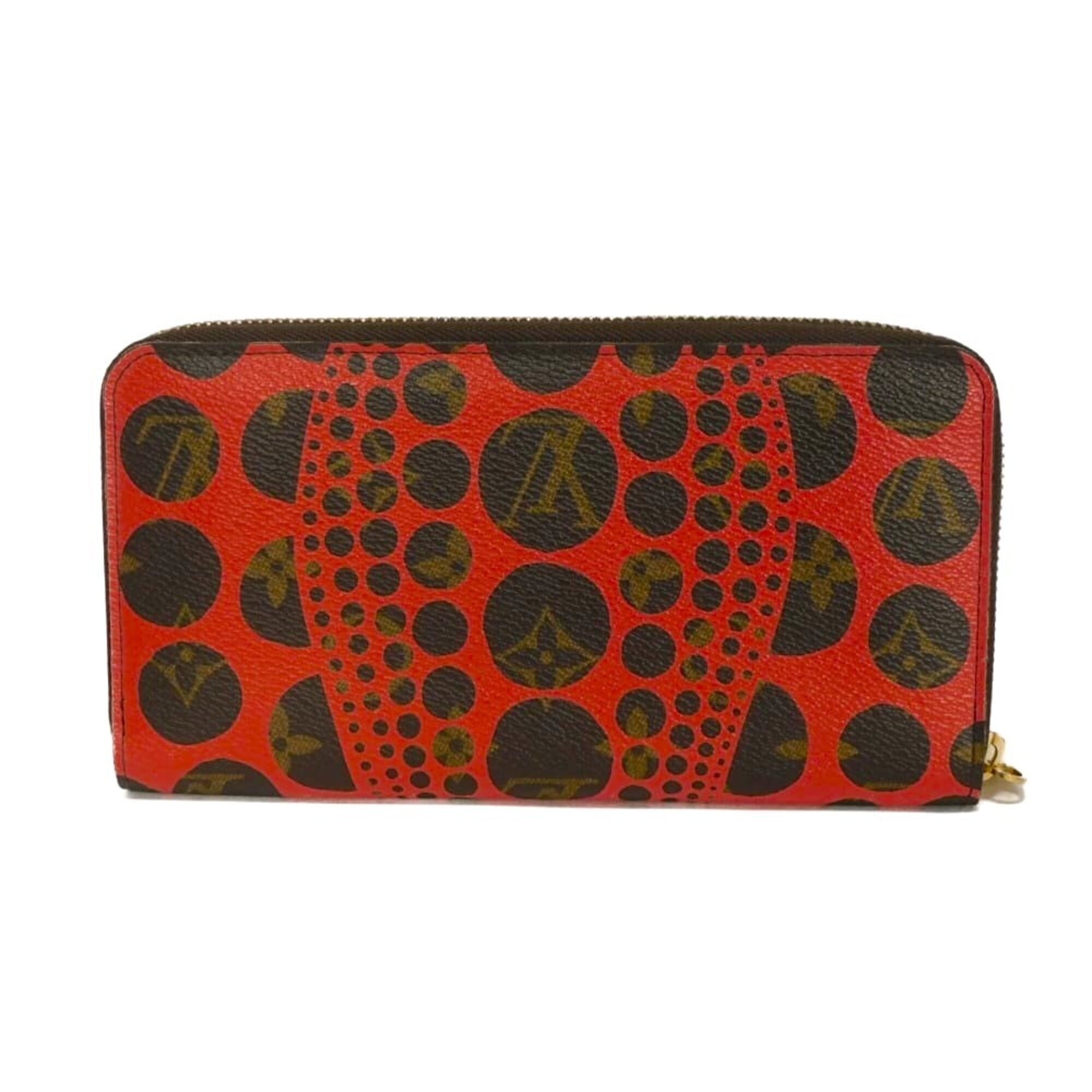 Louis Vuitton Pumpkin Dot (Yayoi Kusama) Rouge Pumpkin Dot (Yayoi Kusama) Long Wallet (Bi-Fold) (Pre-Owned)