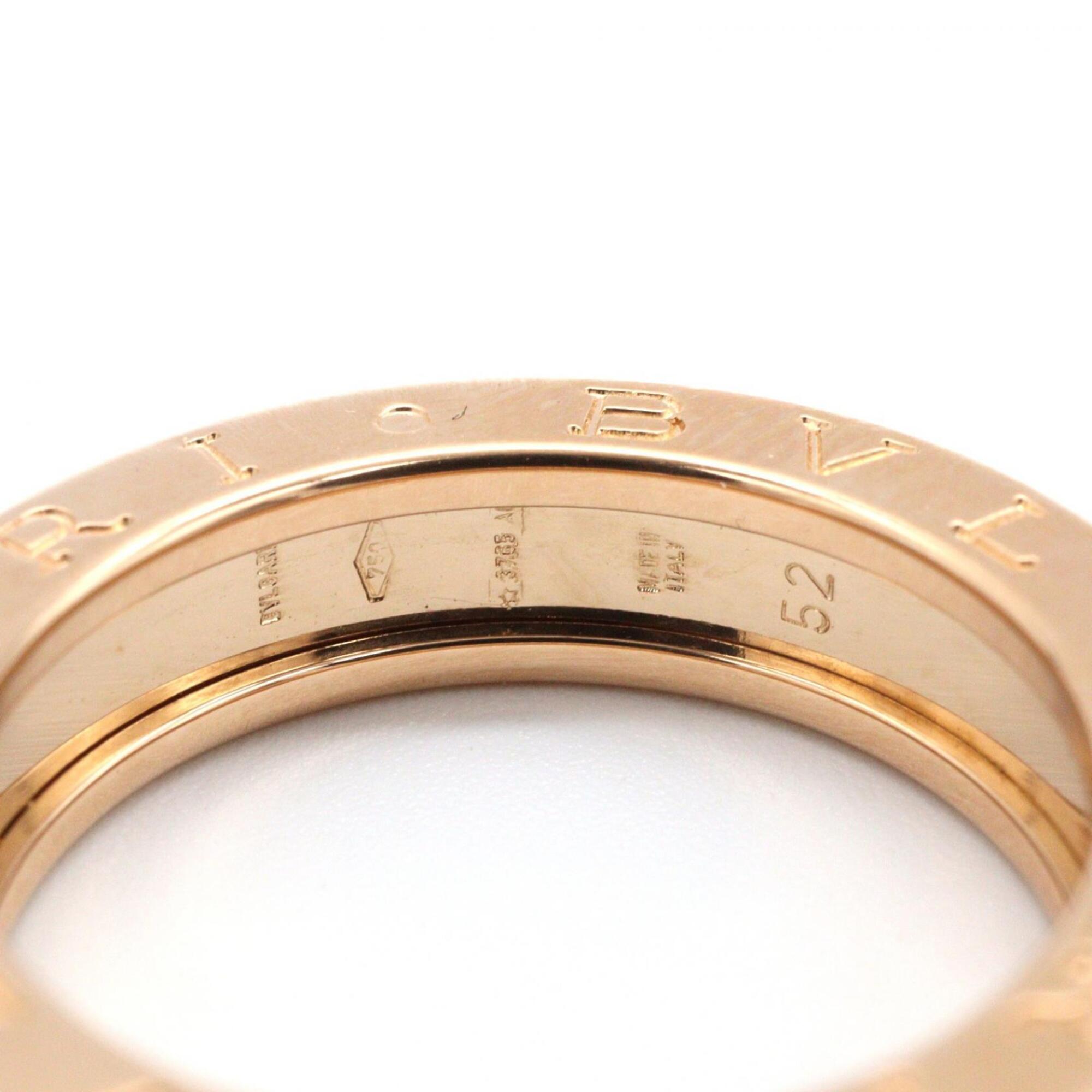 Bvlgari Gold Pink Gold (18K) Band Ring (Pre-Owned)