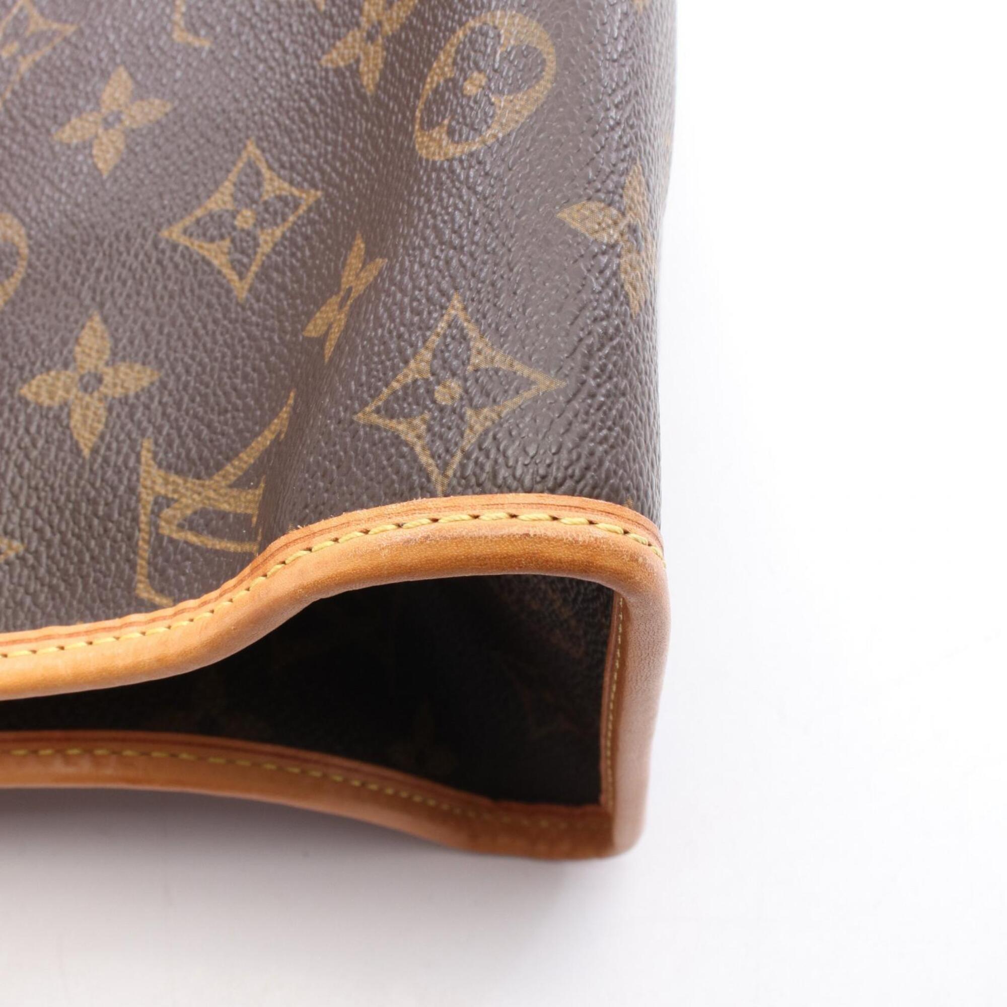 Louis Vuitton Brown Monogram Monogram Leather Handbag Tote Bag (Pre-Owned)