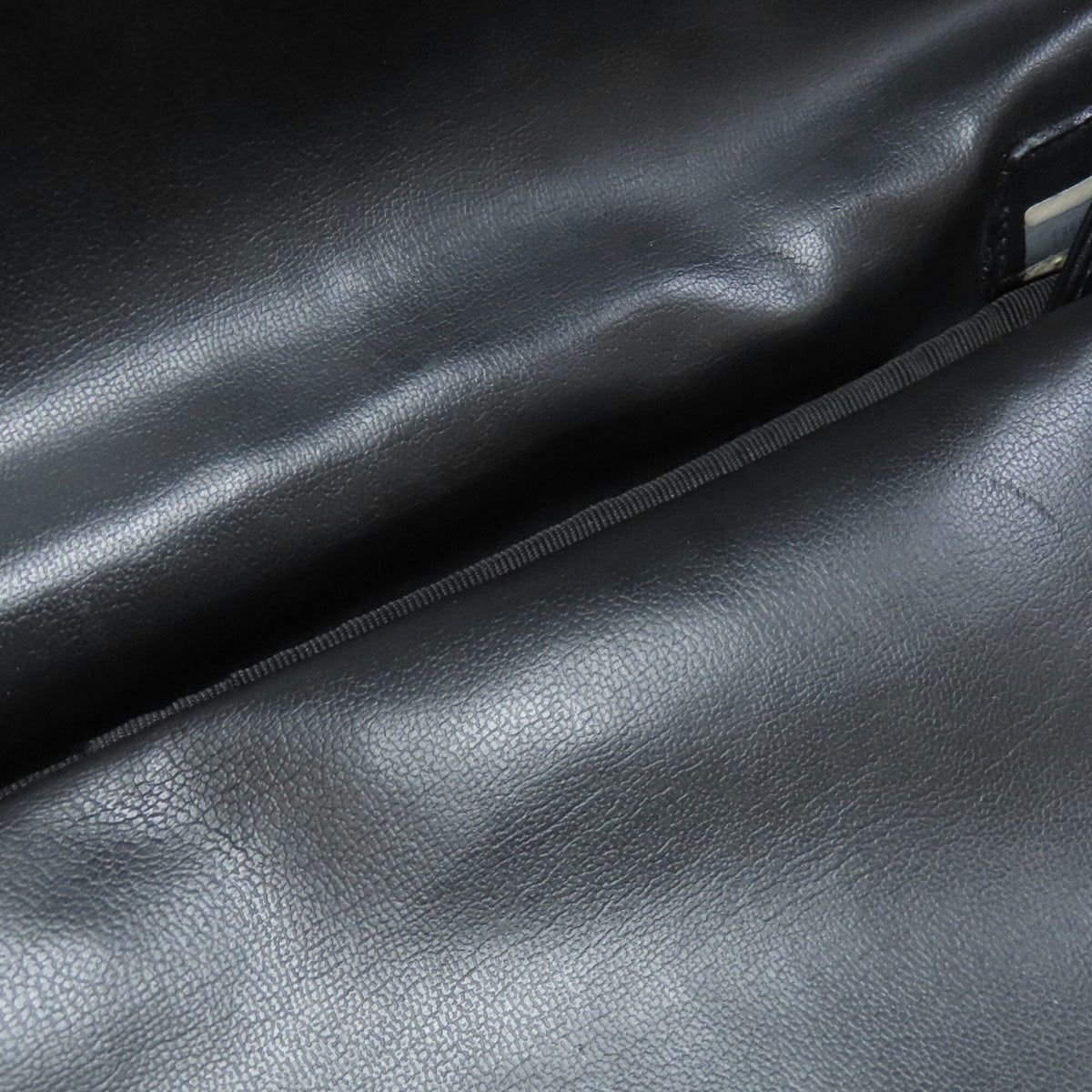 Chanel Black Canvas Briefcase (Pre-Owned)