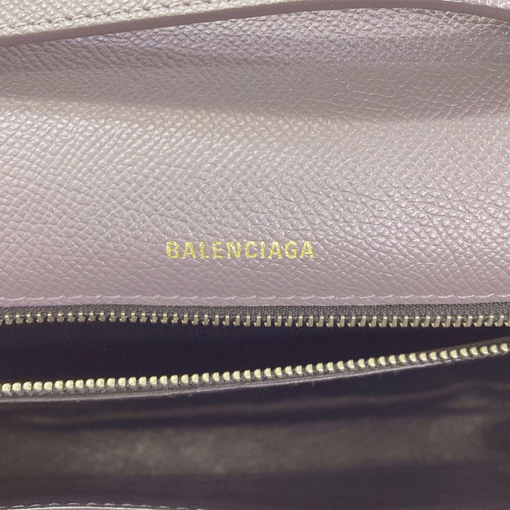 Balenciaga Gray Leather Shoulder Bag (Pre-Owned)