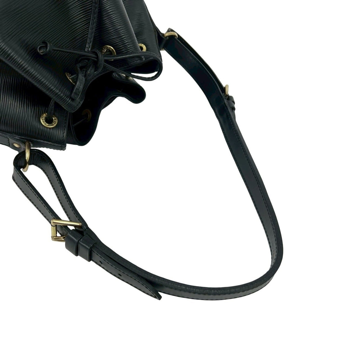 Louis Vuitton Black Leather Shoulder Bag (Pre-Owned)
