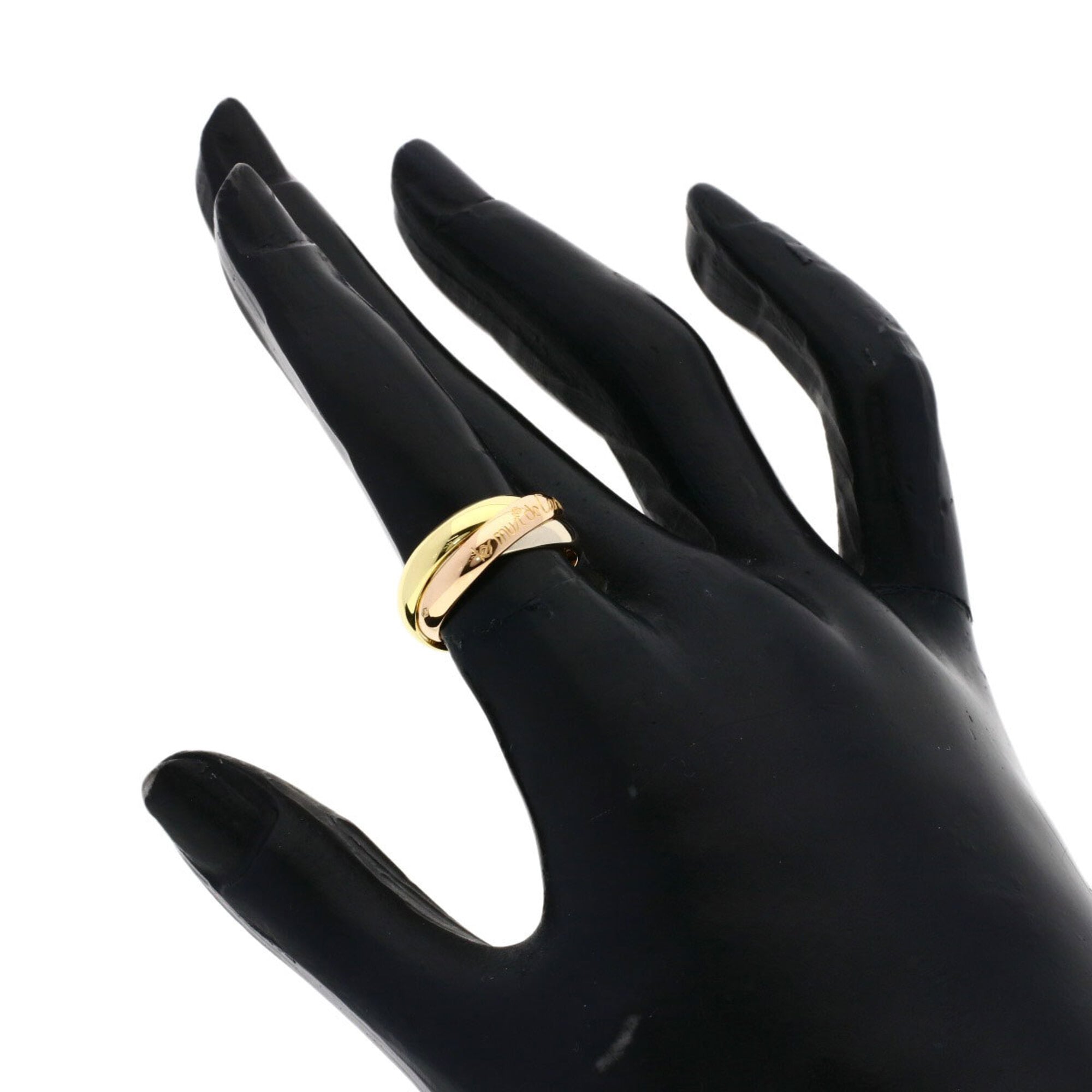 Cartier Pink Gold White Gold Yellow Gold Yellow Gold (18K) Pink Gold (18K) White Gold (18K) Band Ring (Pre-Owned)