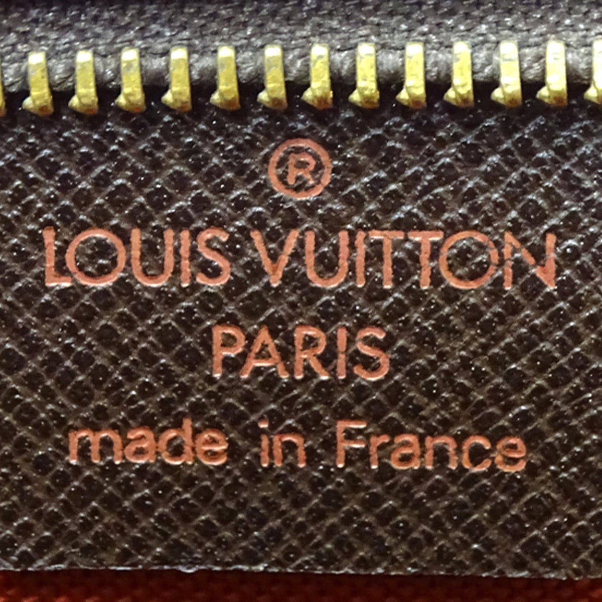 Louis Vuitton Damier Canvas Ebene Damier Canvas Pouch (Pre-Owned)
