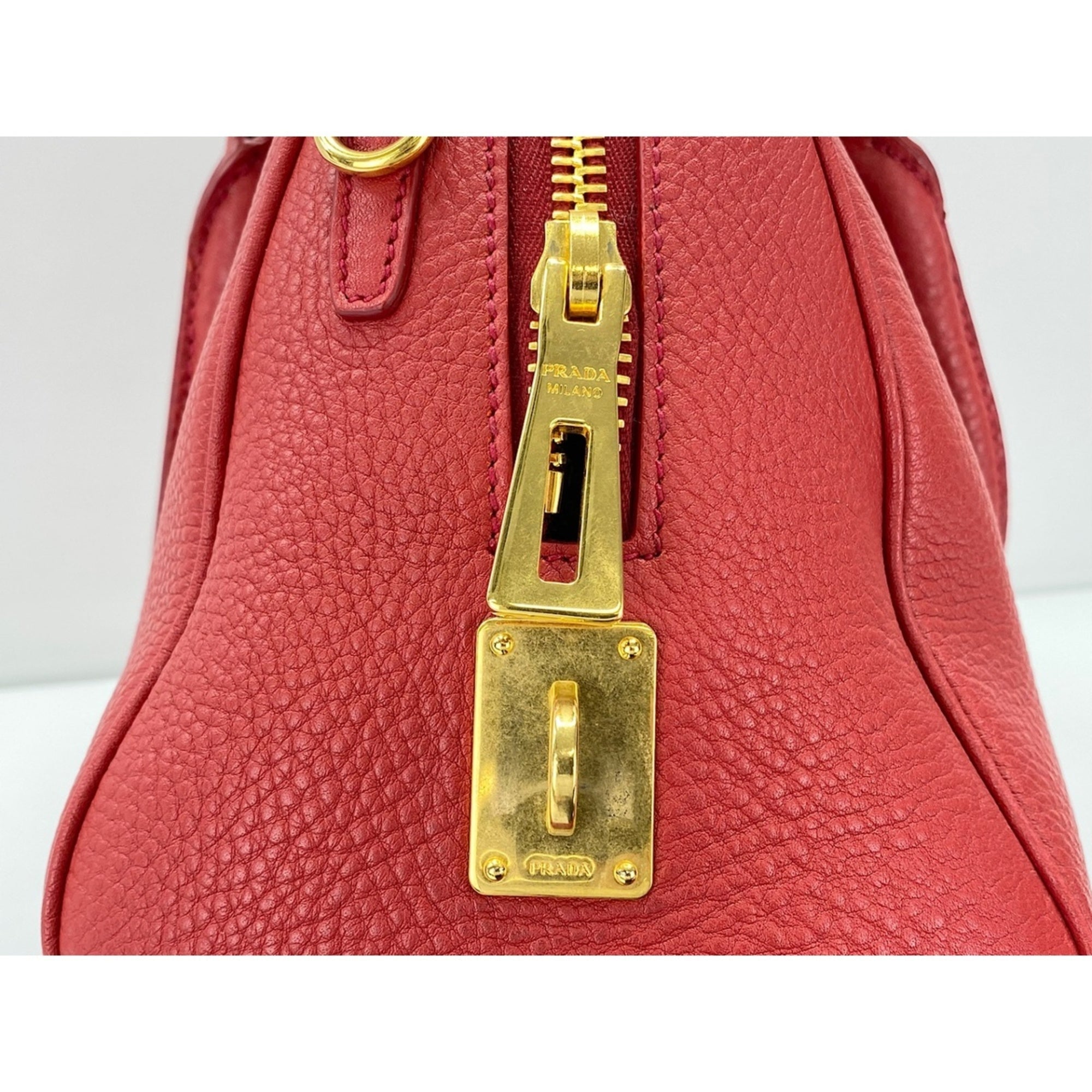 Prada Red Color Tote Bag (Pre-Owned)