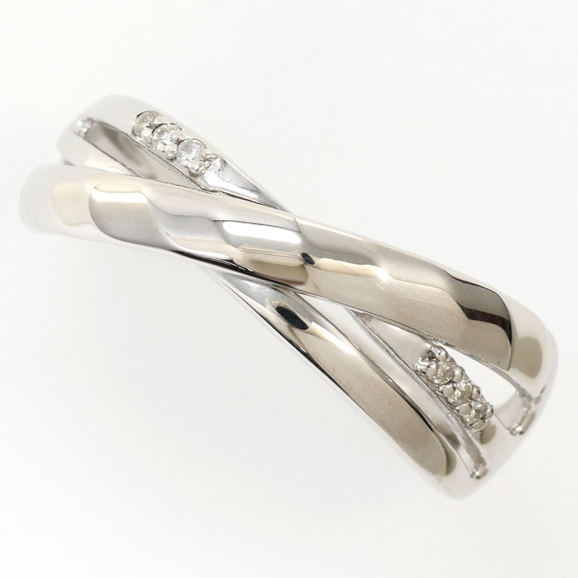 Unbranded White Gold White Gold (10K) Band Ring (Pre-Owned)