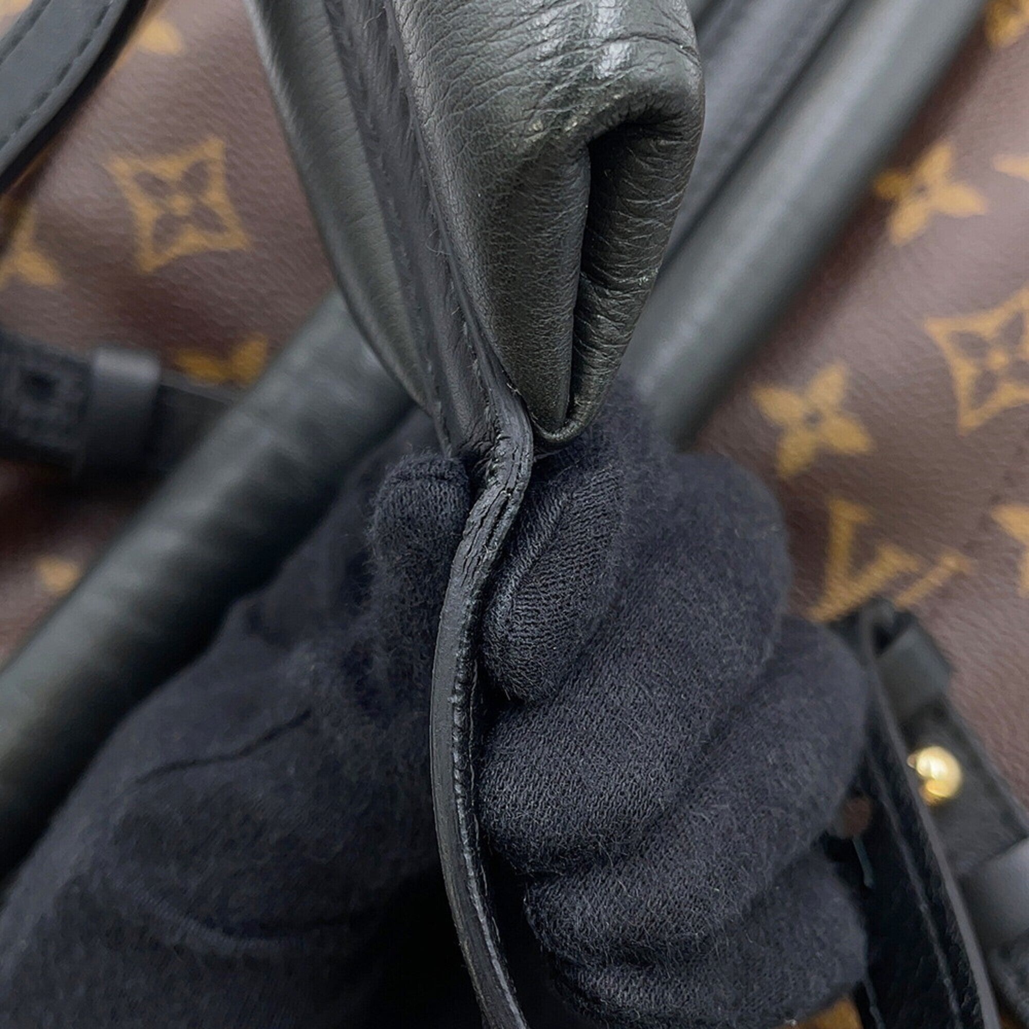 Louis Vuitton Monogram Black Noir Monogram Backpack (Pre-Owned)