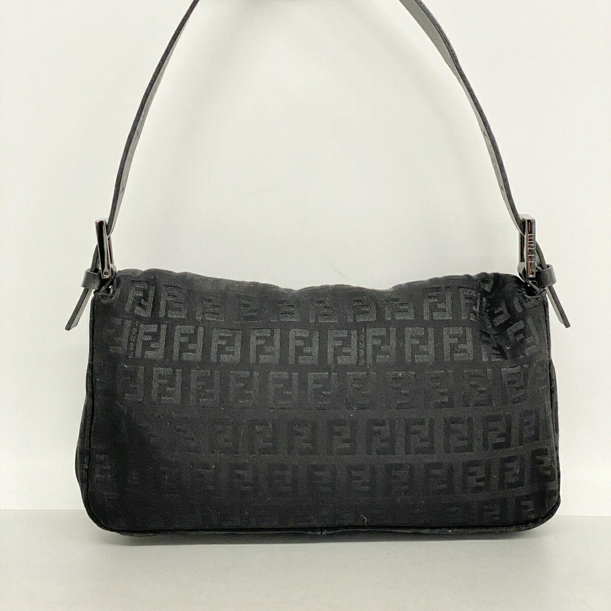 Fendi Black Nylon Canvas Handbag (Pre-Owned)