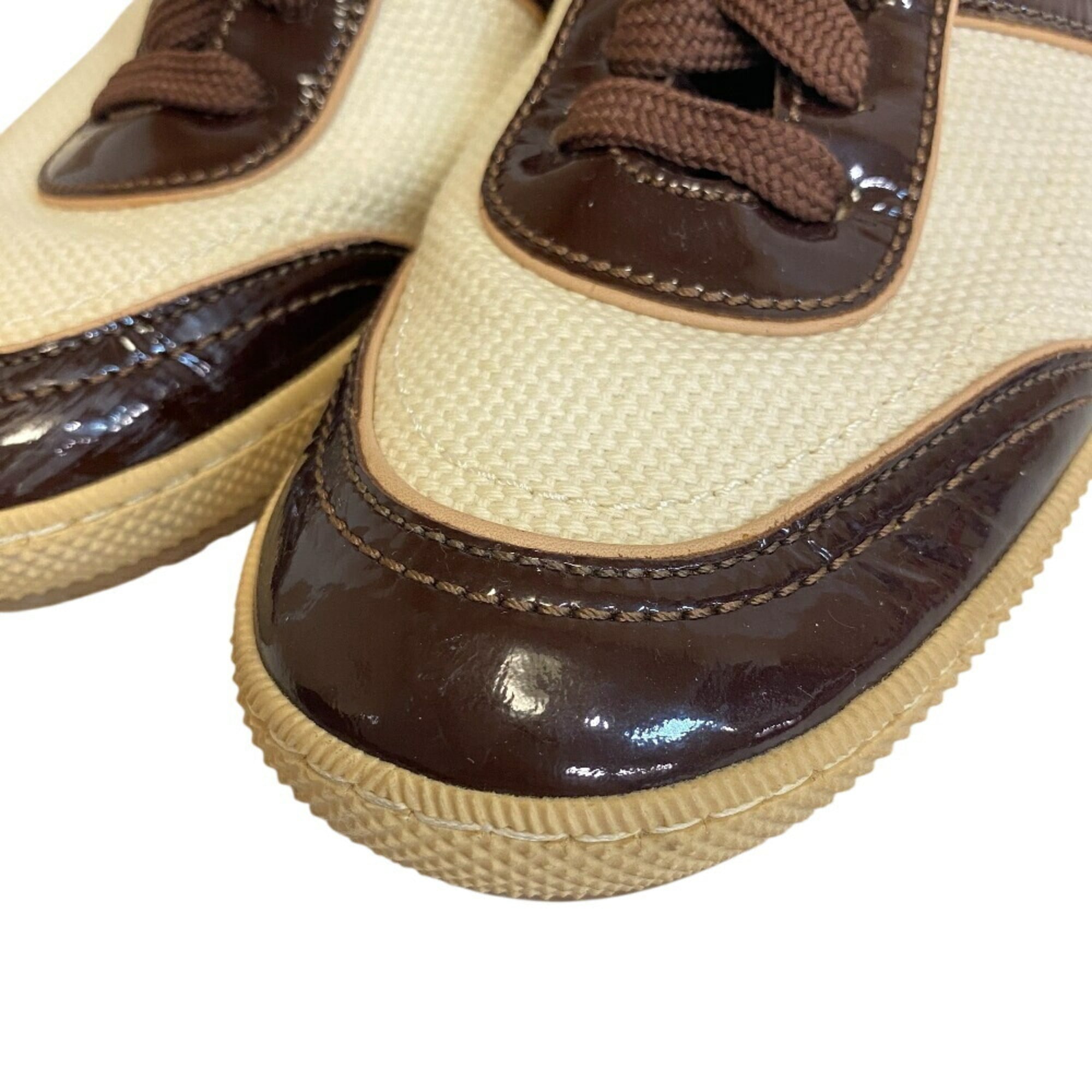 Louis Vuitton Brown White Sneakers (Pre-Owned)