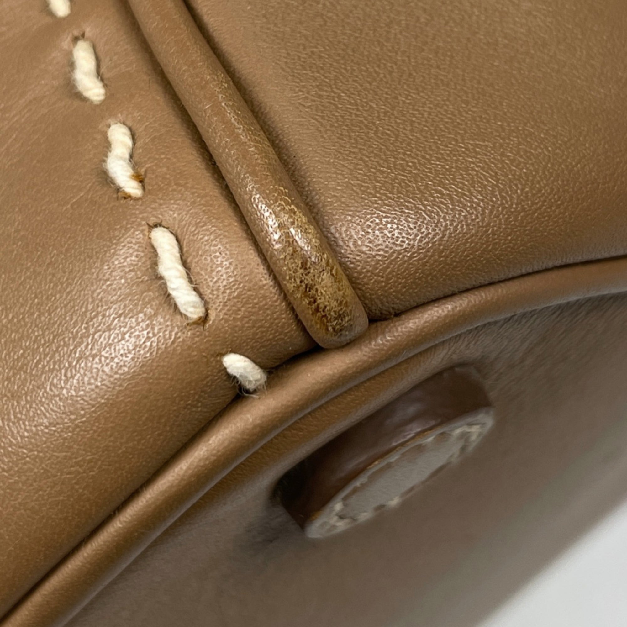 Prada Brown Leather Handbag (Pre-Owned)