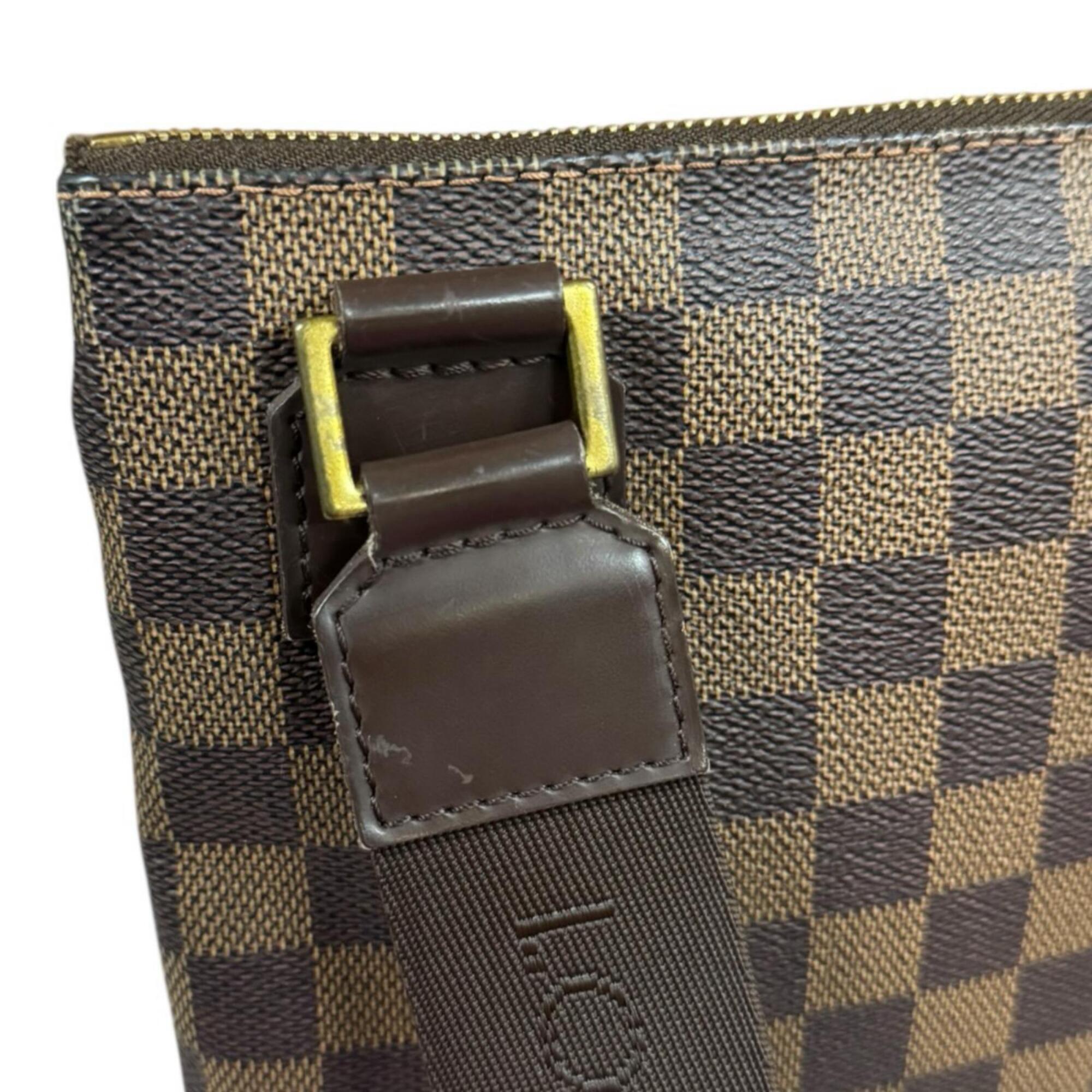 Louis Vuitton Damier Brown Damier Canvas Damier Canvas Shoulder Bag (Pre-Owned)