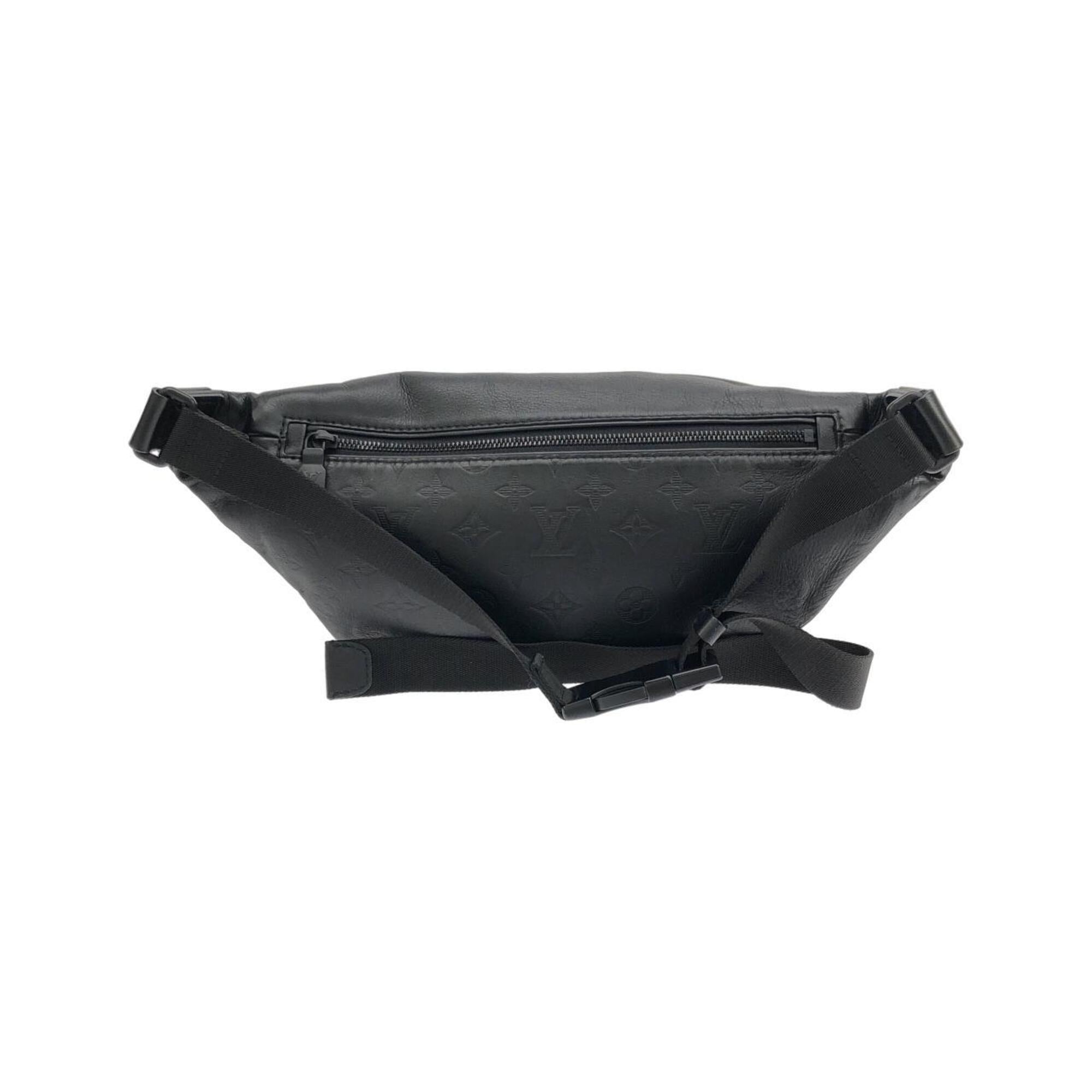 Louis Vuitton Black Leather Shoulder Bag (Pre-Owned)