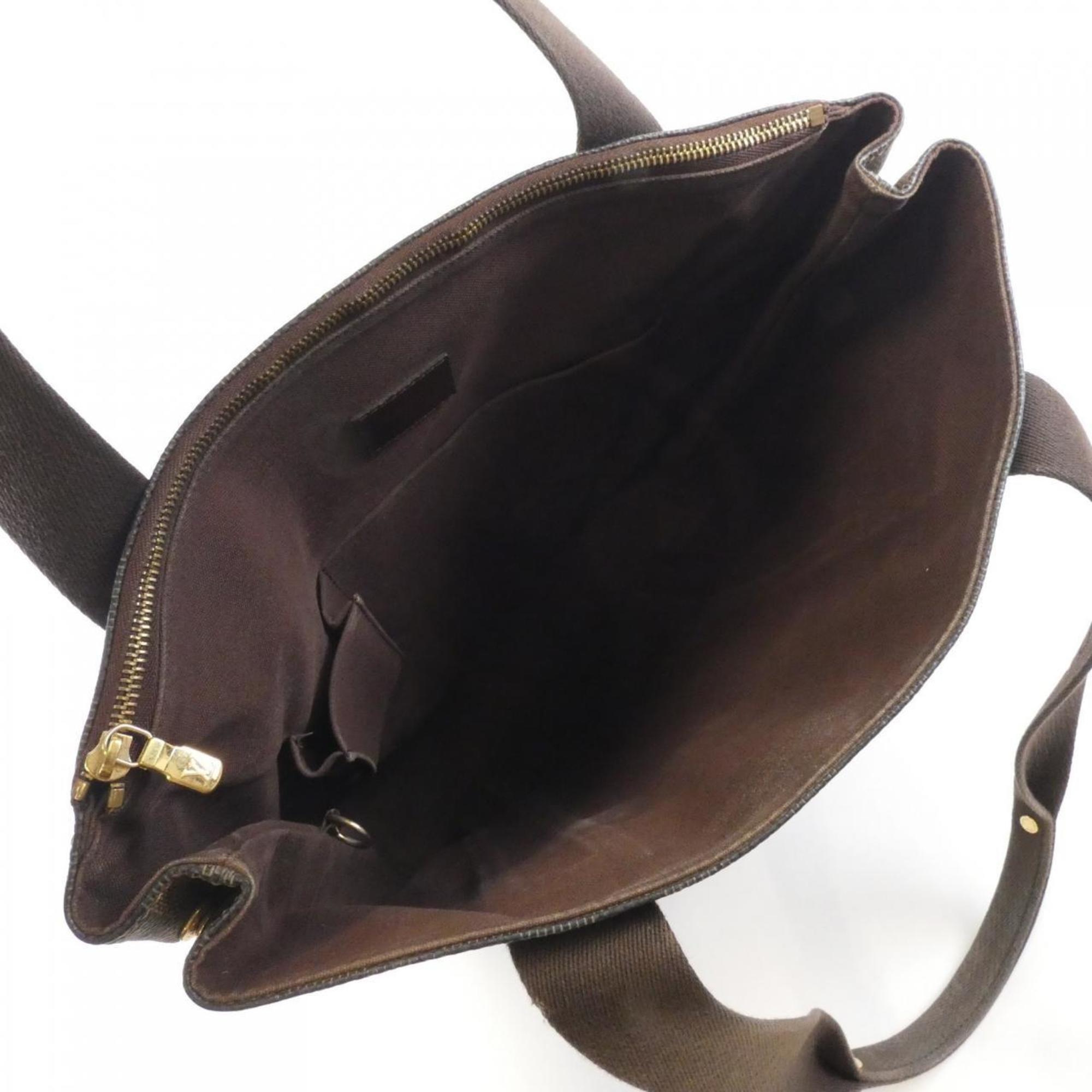 Louis Vuitton Brown Coated Canvas Handbag (Pre-Owned)