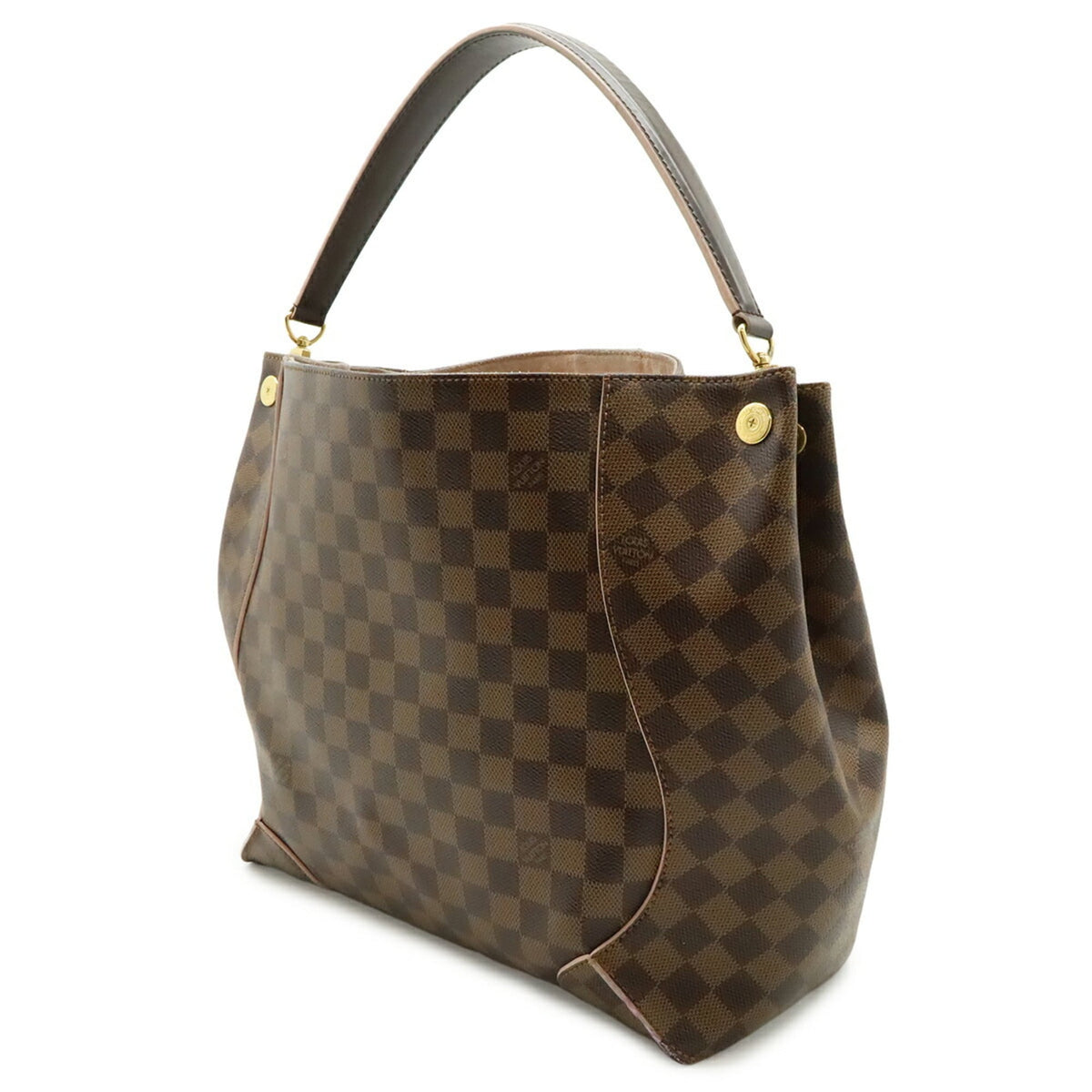 Louis Vuitton Brown Damier Canvas Rose Ballerine Pvc Coated Canvas Damier Canvas Shoulder Bag (Pre-Owned)