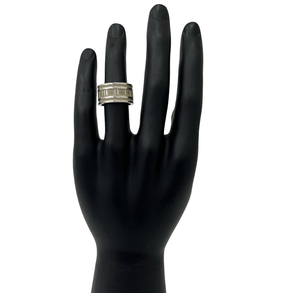 Tiffany Silver Silver 925 Band Ring (Pre-Owned)