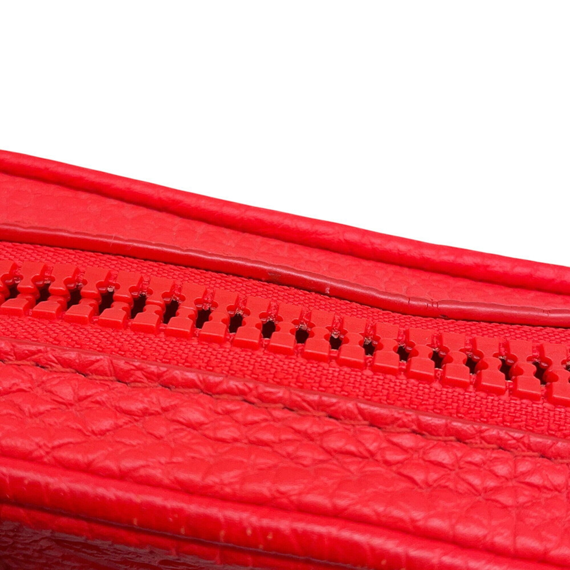 Louis Vuitton Monogram Red Color Monogram Handbag Pochette (Pre-Owned)